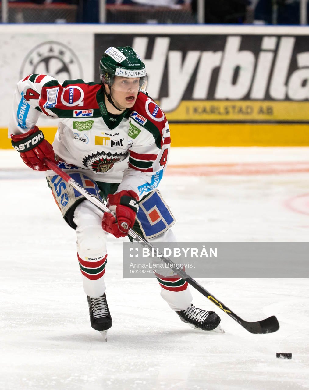 Frölundas Jacob Larsson i action