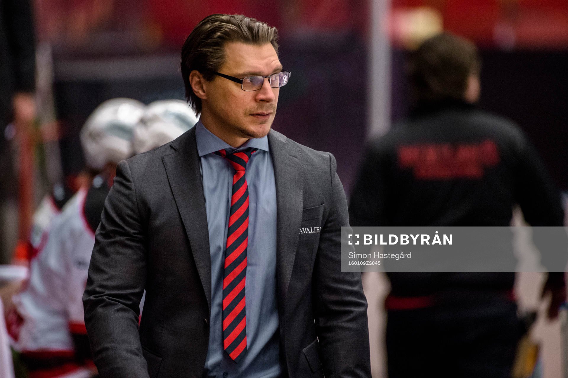 Malmö Redhawks tränare Björn Hellkvist deppar