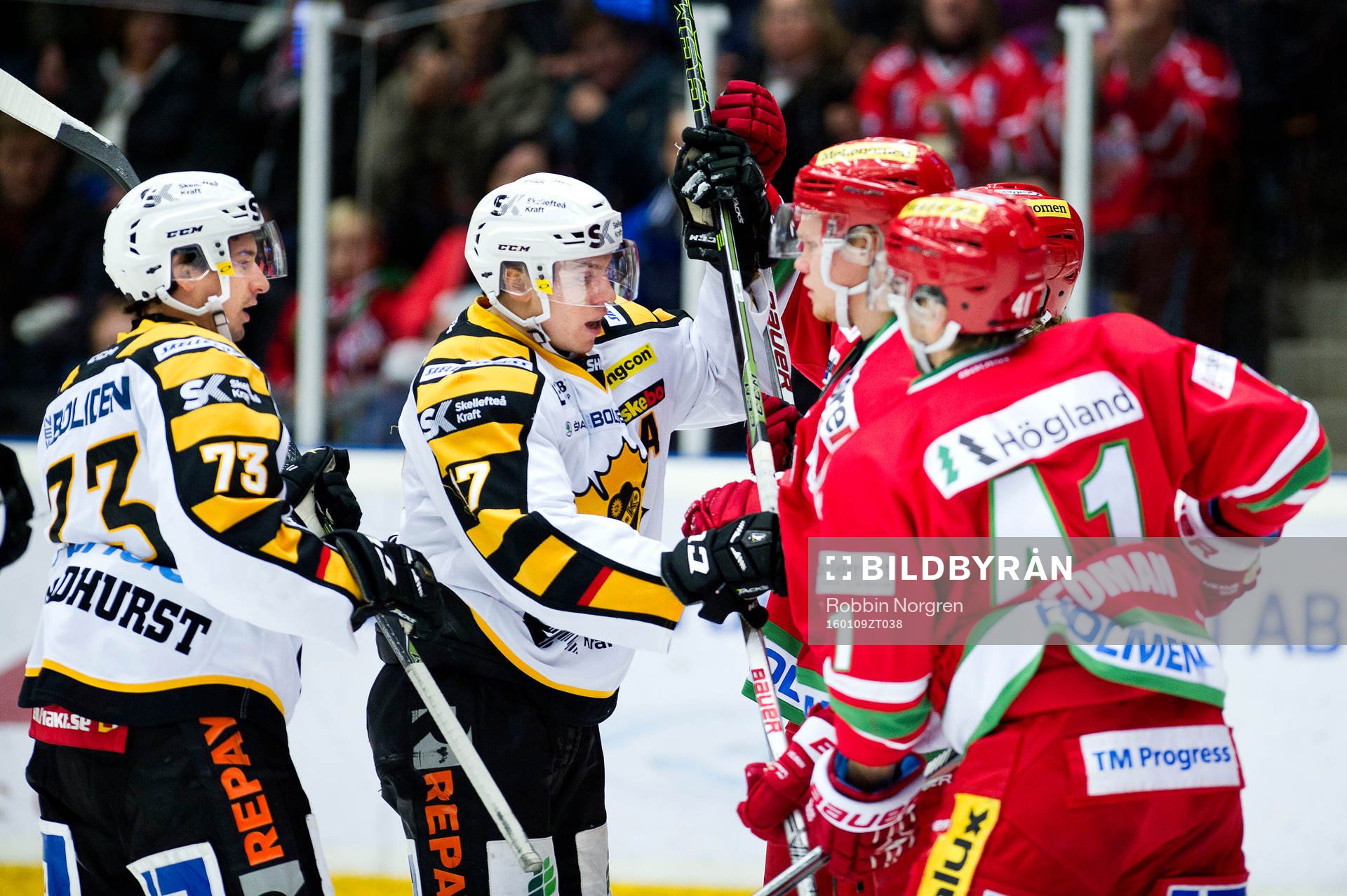 Skellefteås Terry Broadhurst, Pär Lindholm och Modos