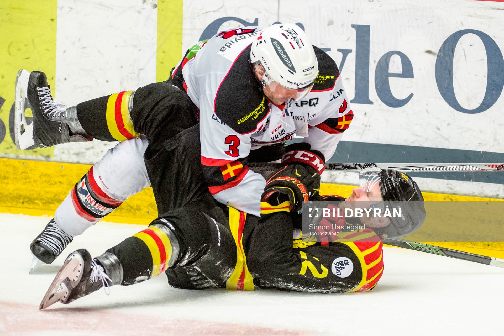 Malmö Redhawks Kent McDonell och Brynäs Jörgen Sundqvist