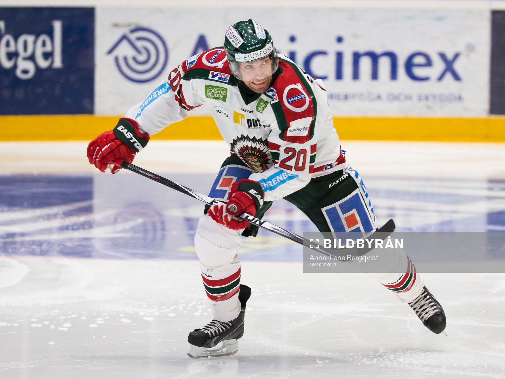 Frölundas Joel Lundqvist i action