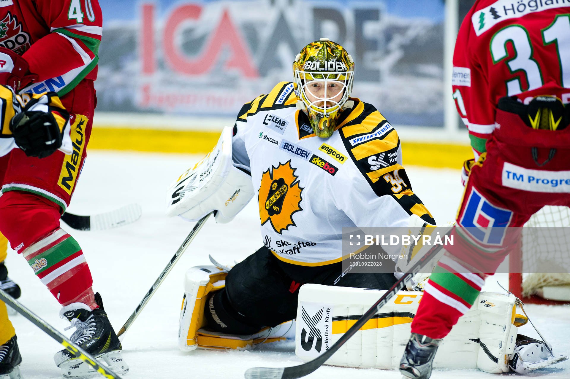 Skellefteås målvakt Erik Hanses