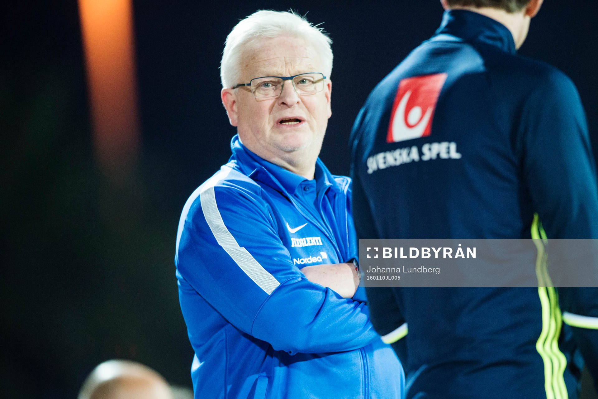 Finlands förbundskapten Hans Backe