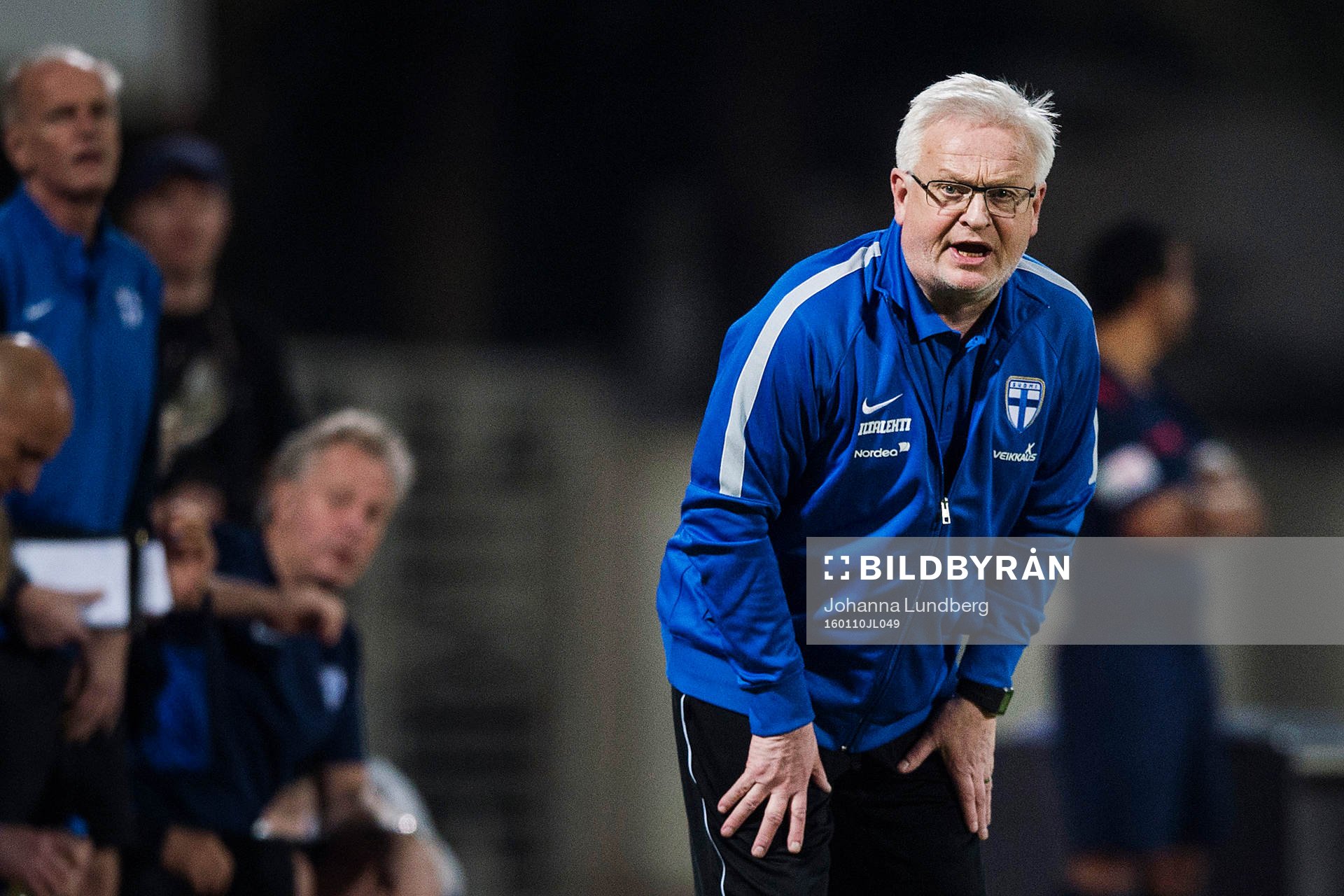 Finlands förbundskapten Hans Backe