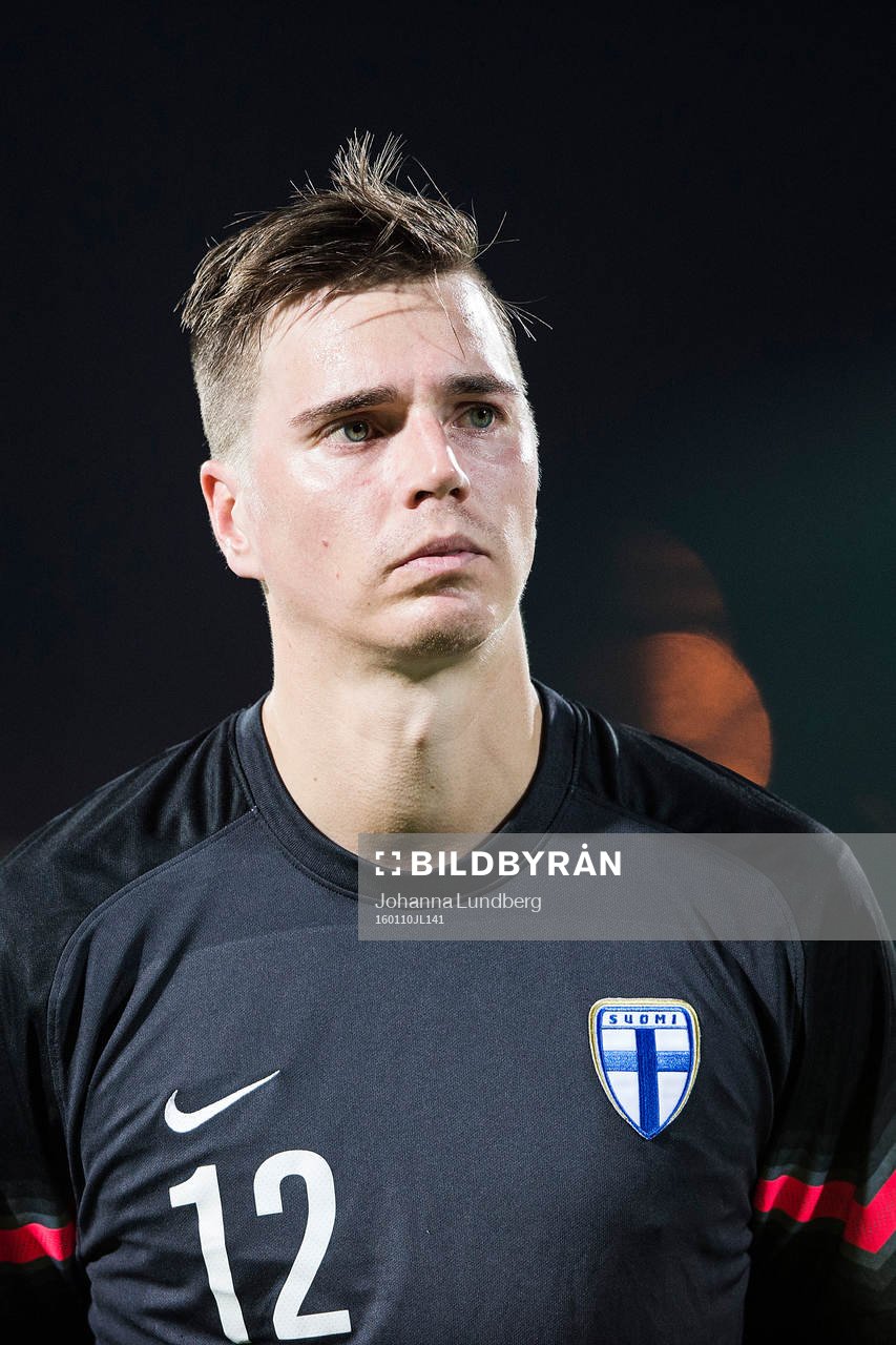 Finlands målvakt Mika Hilander