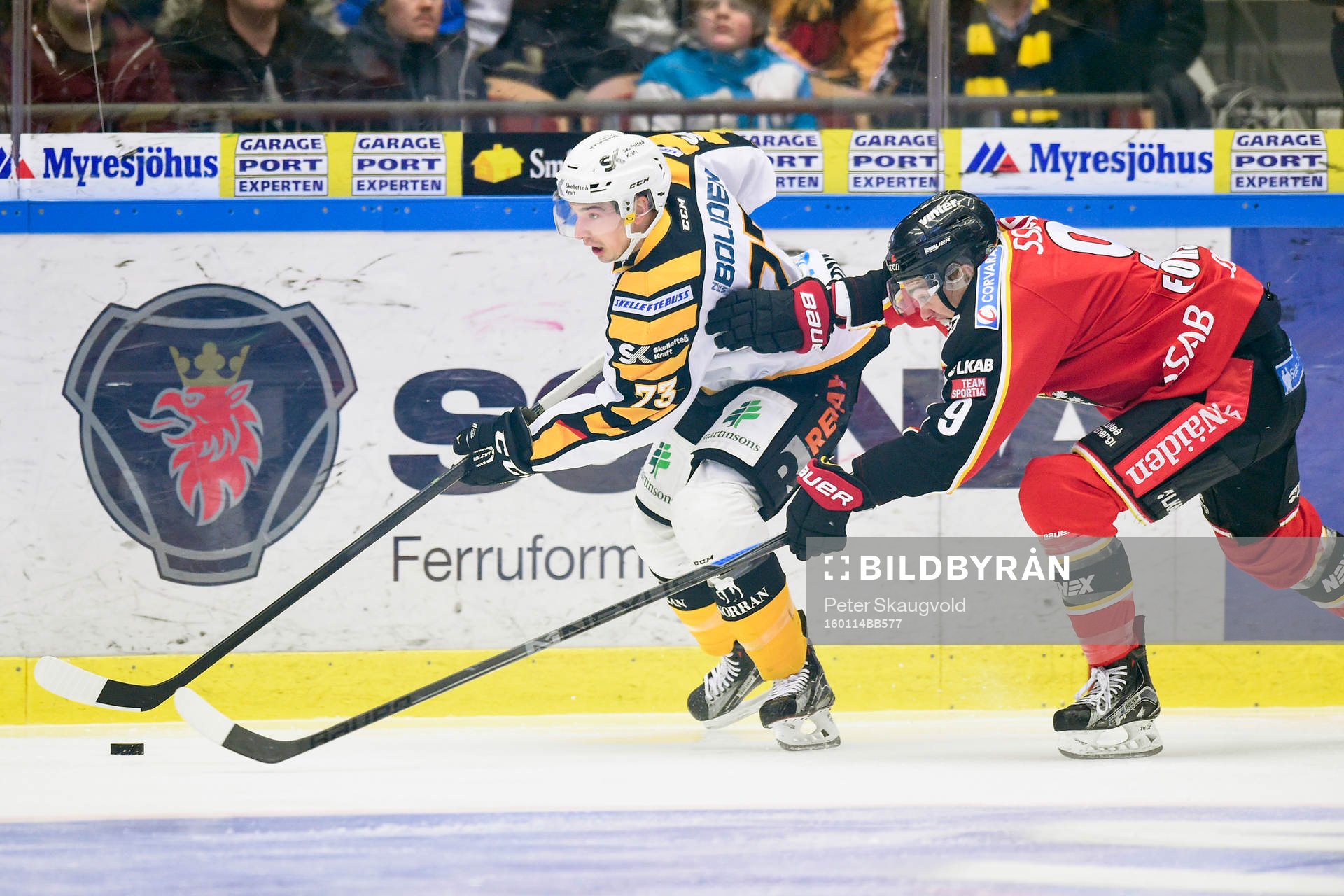 Skellefteås Terry Broadhurst och Luleås Johan Forsberg