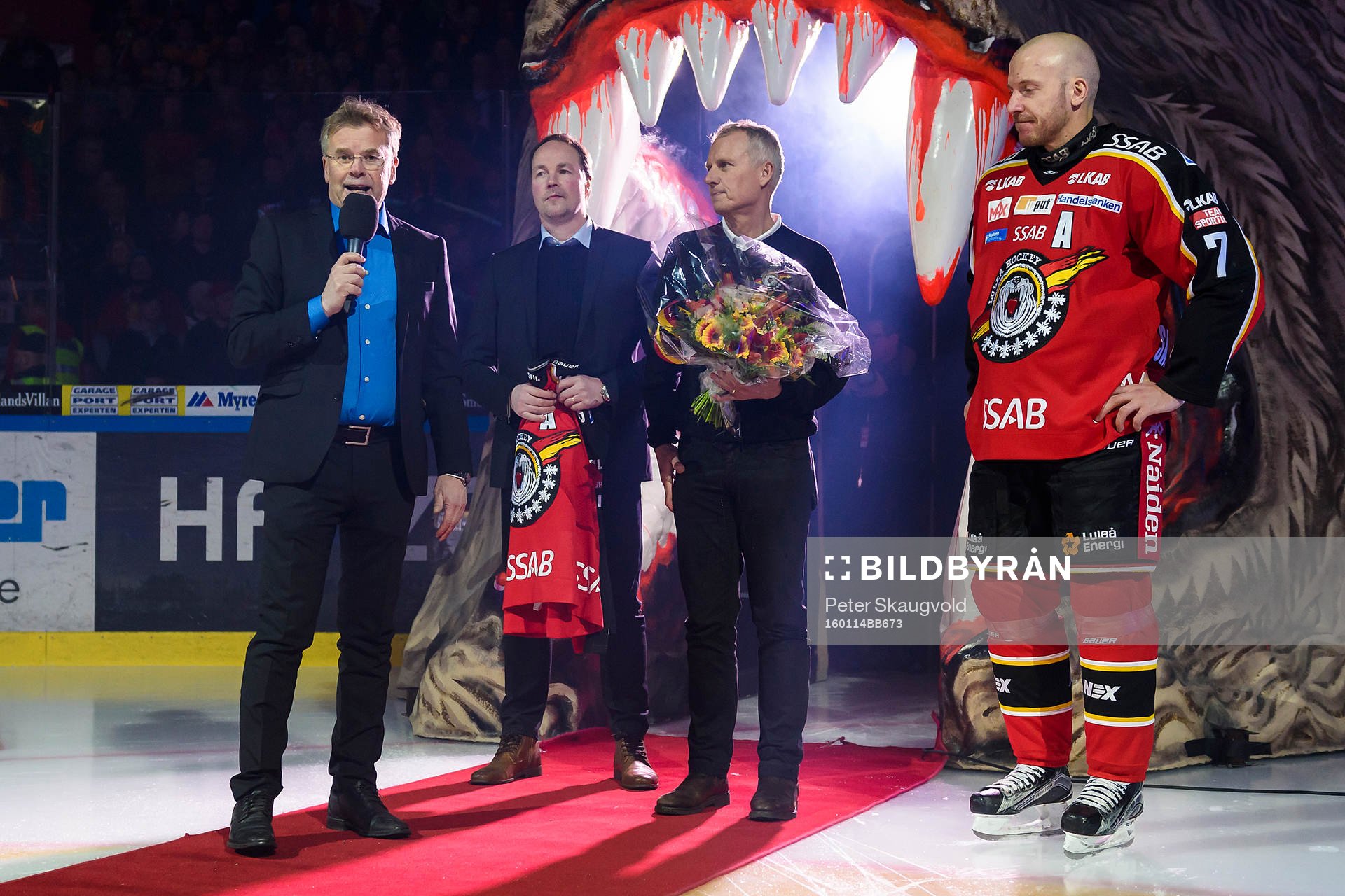 Luleås sportchef Lars Bergström, Roger Åkerström,