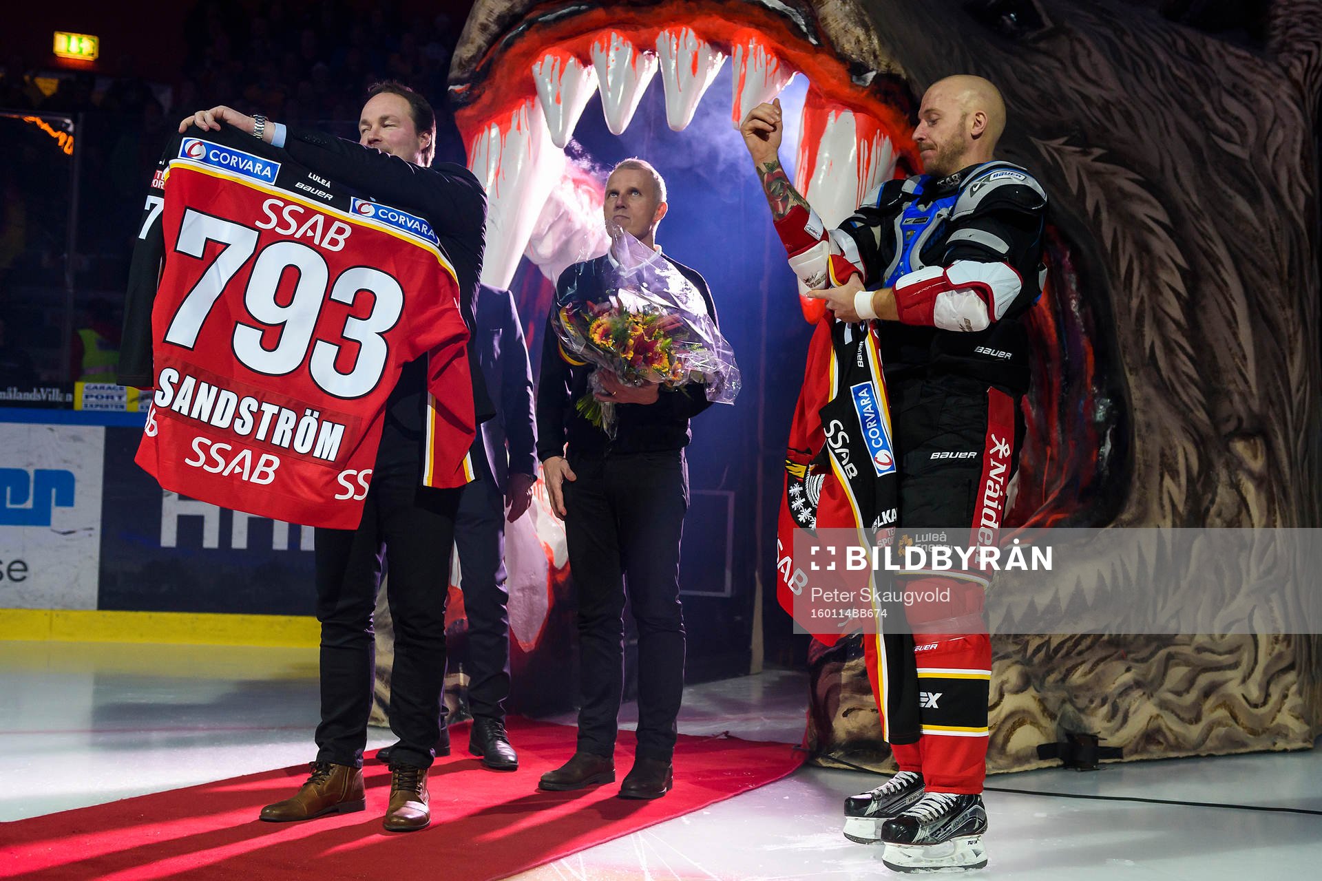 Luleås sportchef Lars Bergström, Roger Åkerström,