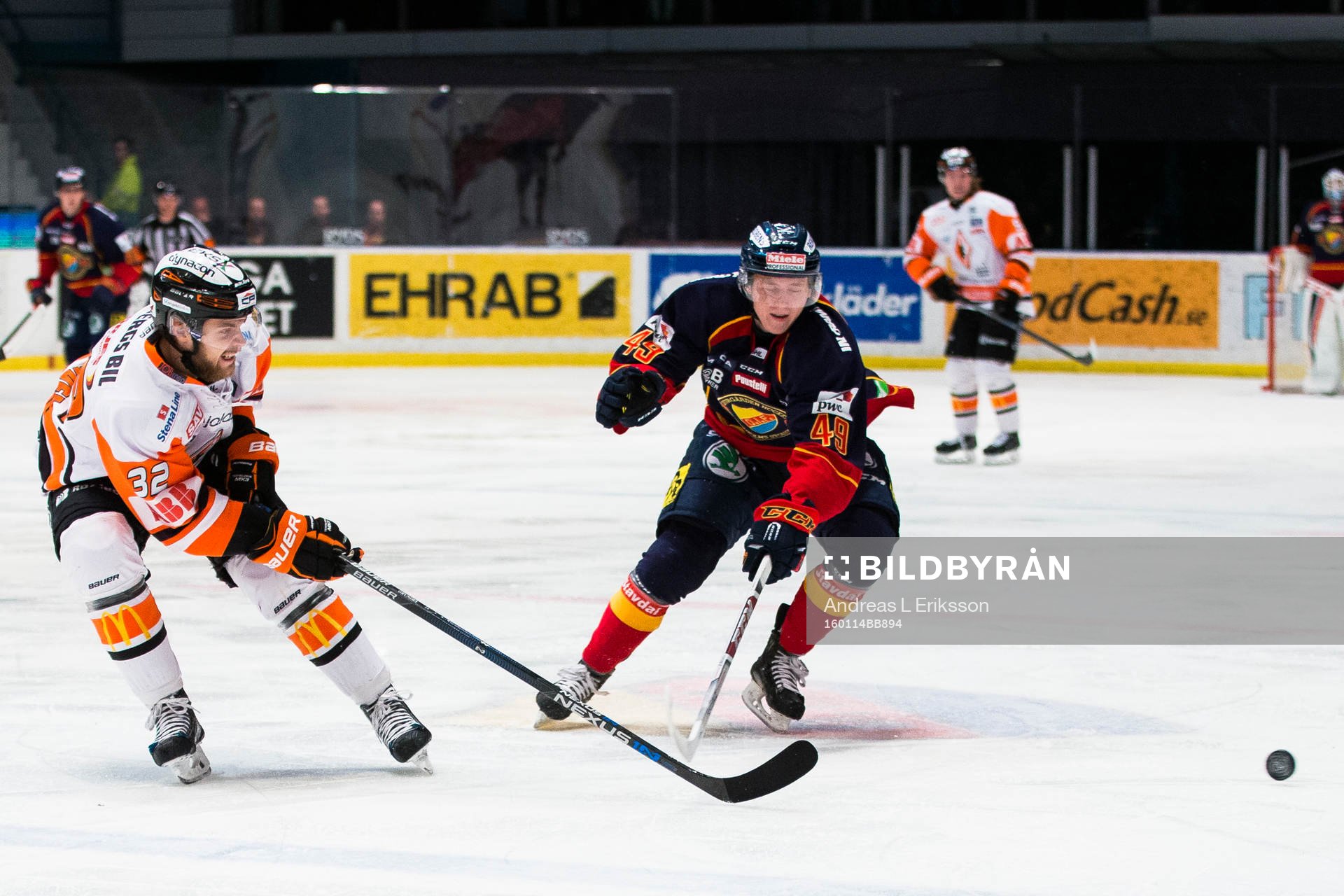 Karlskronas Anton Grundel och Djurgårdens Jonathan