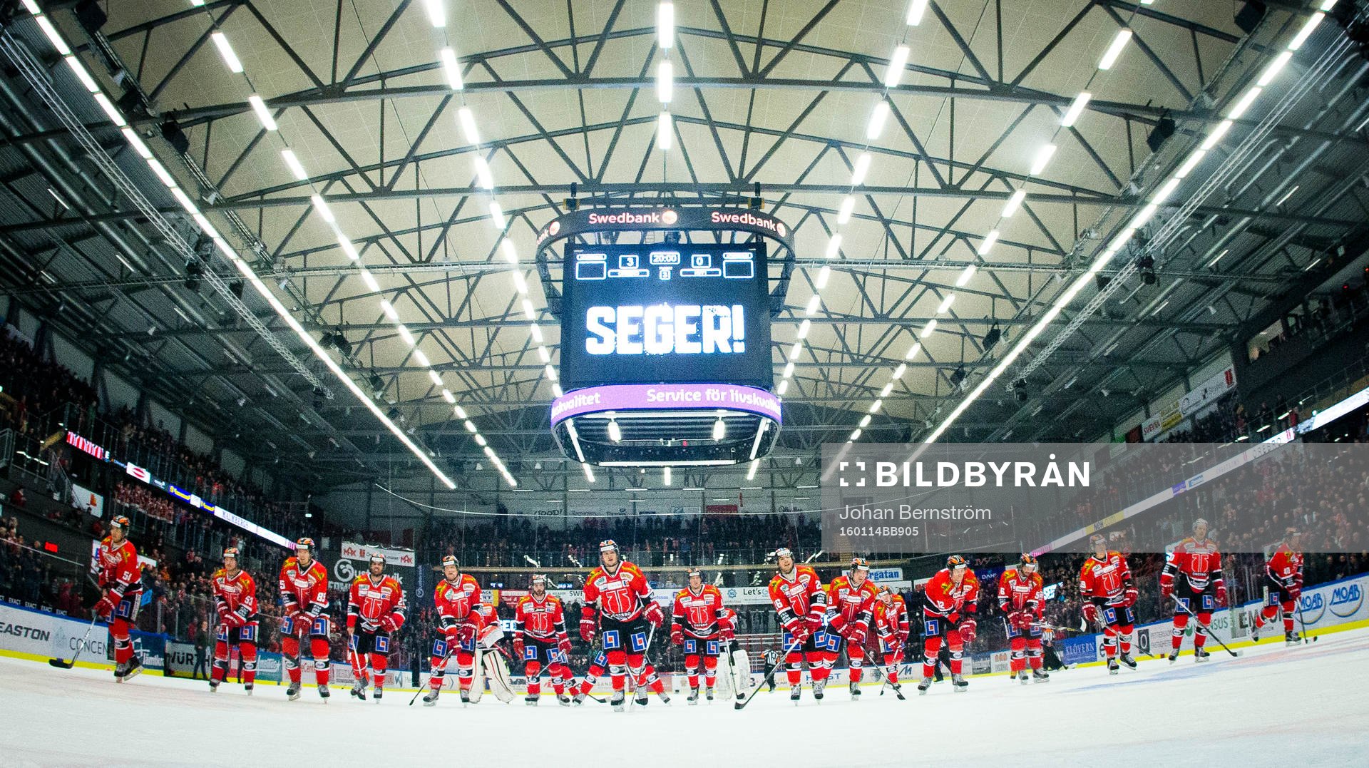 Örebros Libor Hudacek, Greg Squires och Justin Hodgman