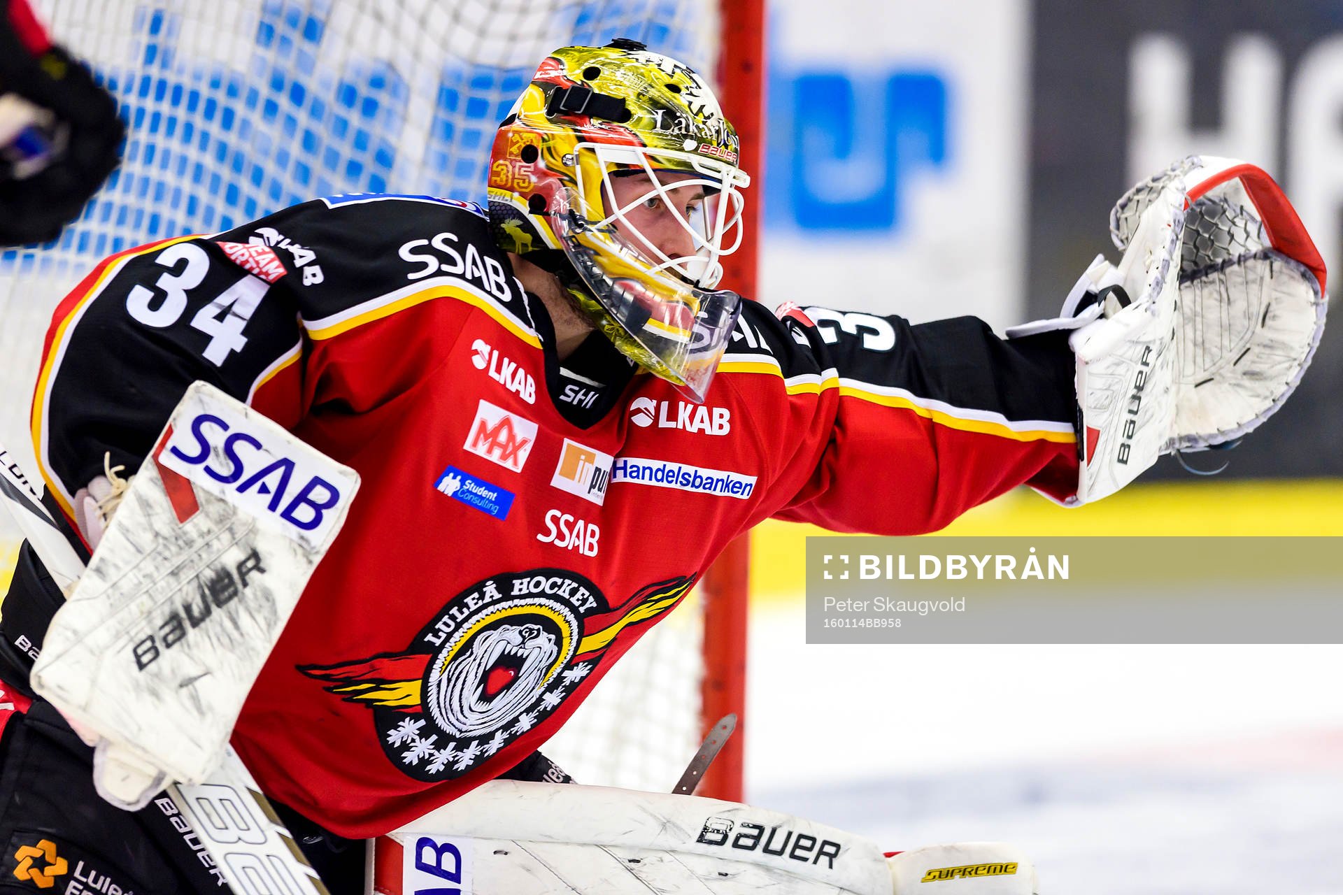 Luleås målvakt Joel Lassinantti