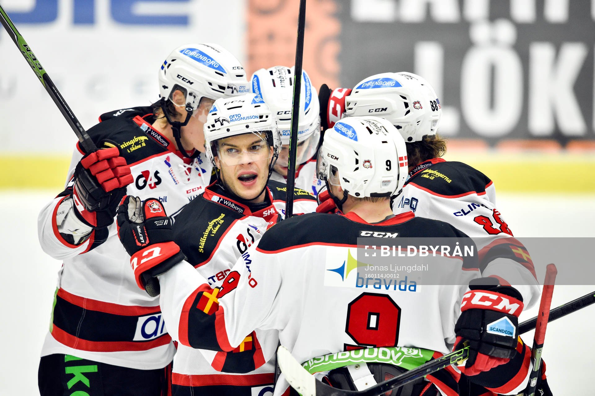 Malmö Redhawks Björn Svensson jublar