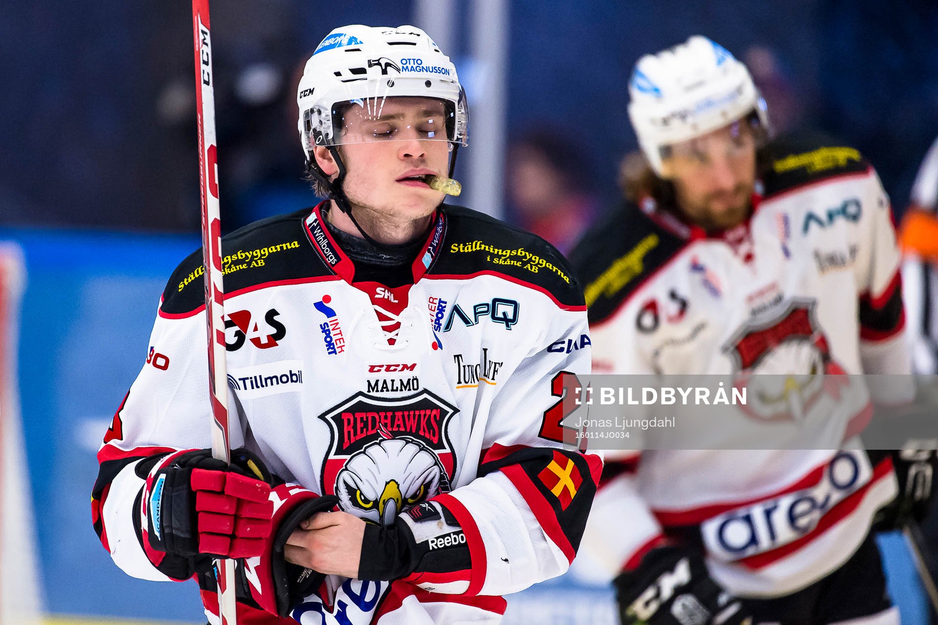 Malmö Redhawks Christoffer Forsberg deppar