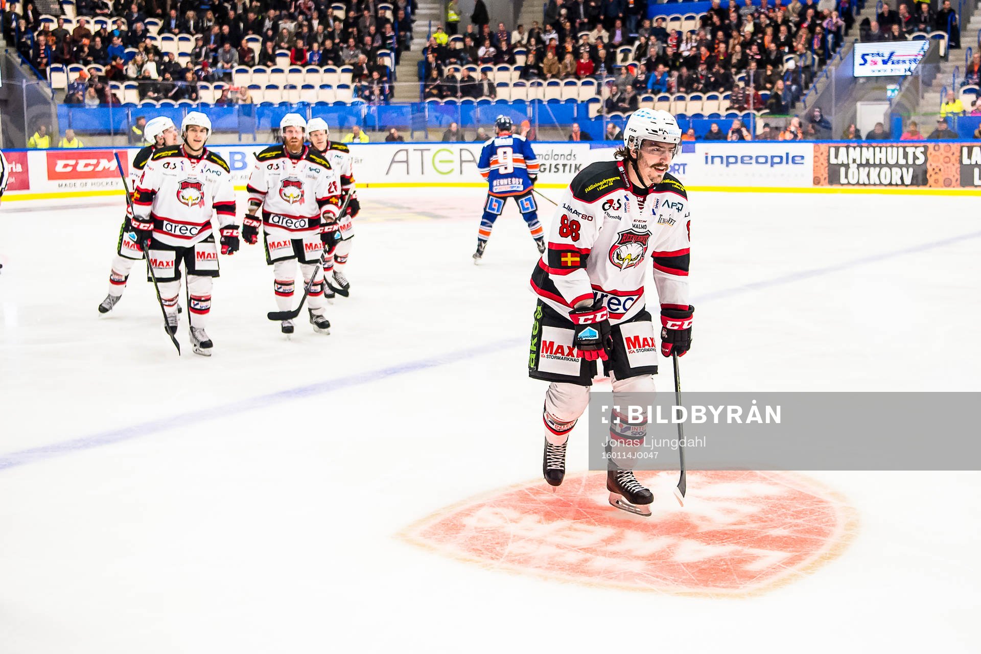 Malmö Redhawks Peter Mueller jublar