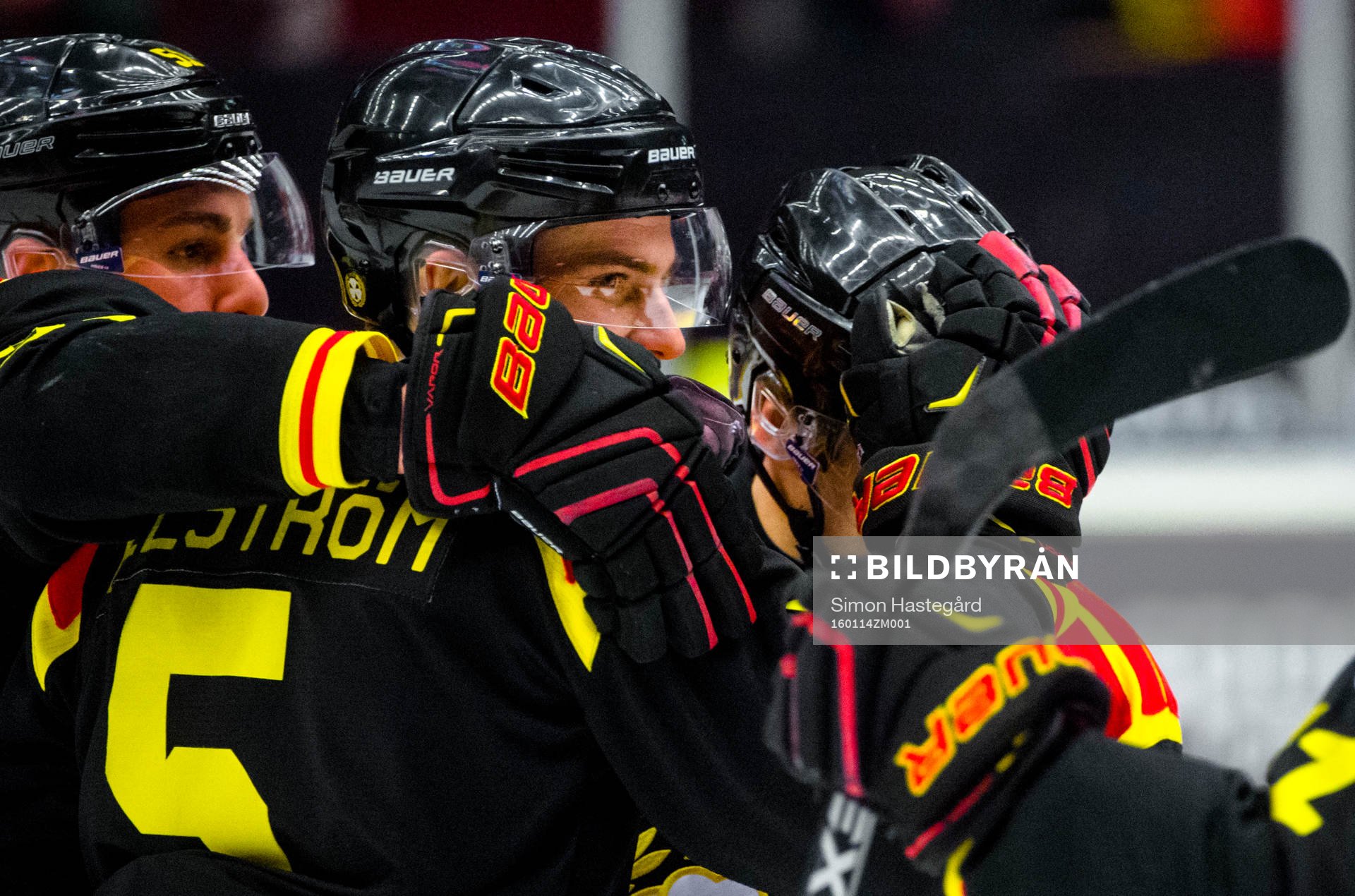 Brynäs Lukas Kilström jublar