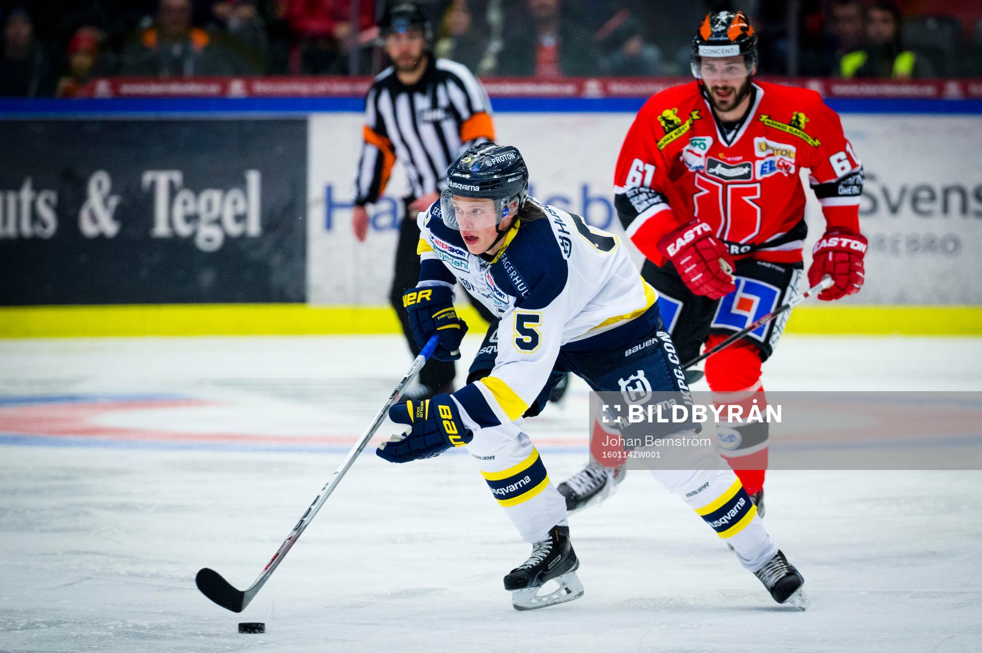 s Lawrence Pilut och Örebros Justin Hodgman