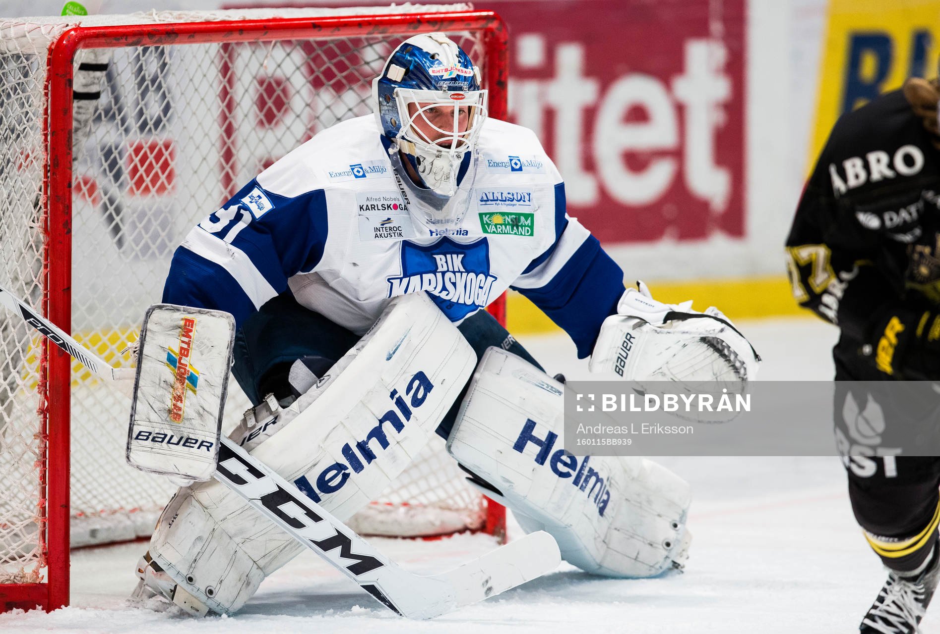 Karlskogas målvakt Joel Gistedt
