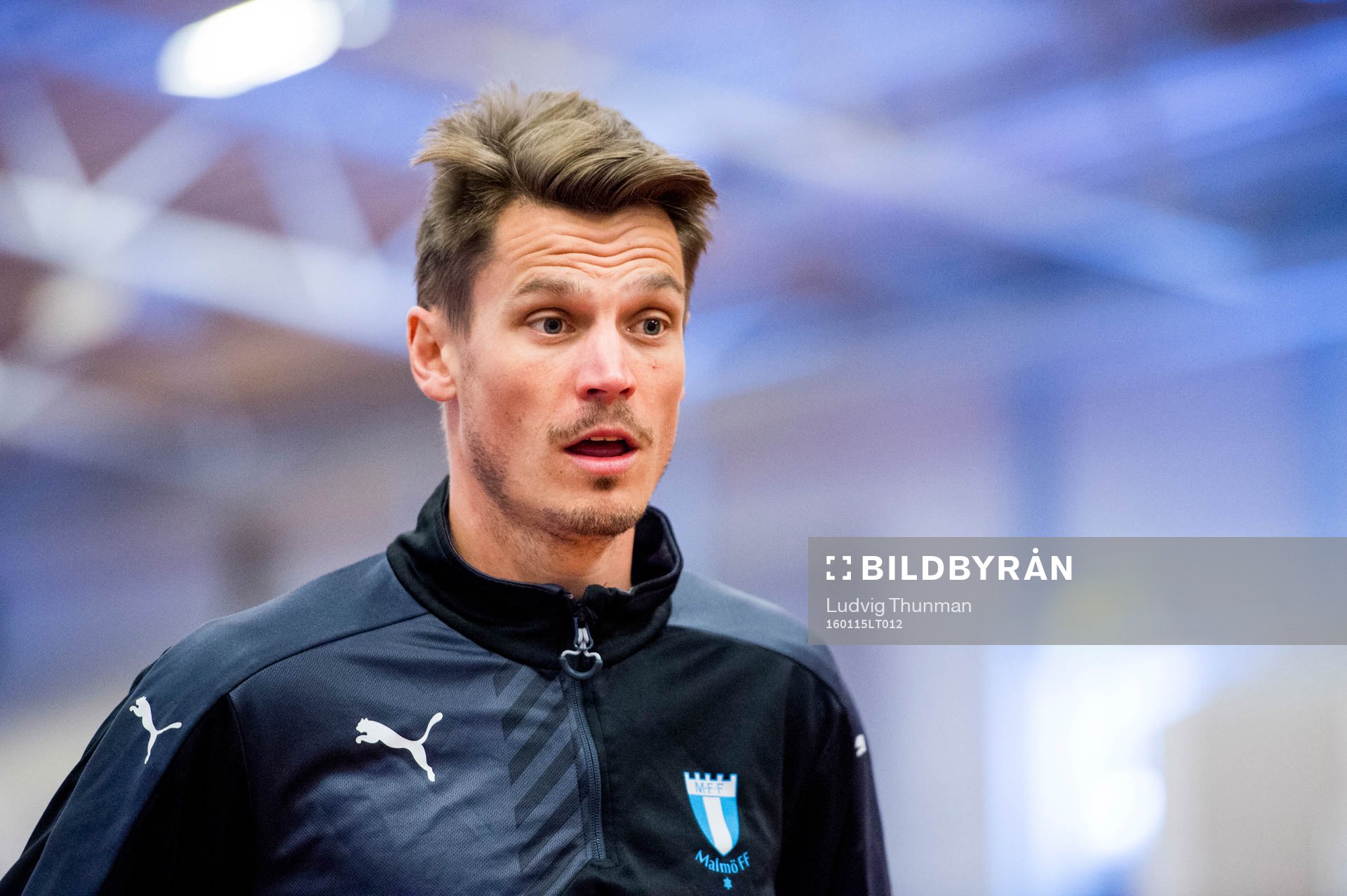 Markus Rosenberg när Malmö FFs spelare fystestas