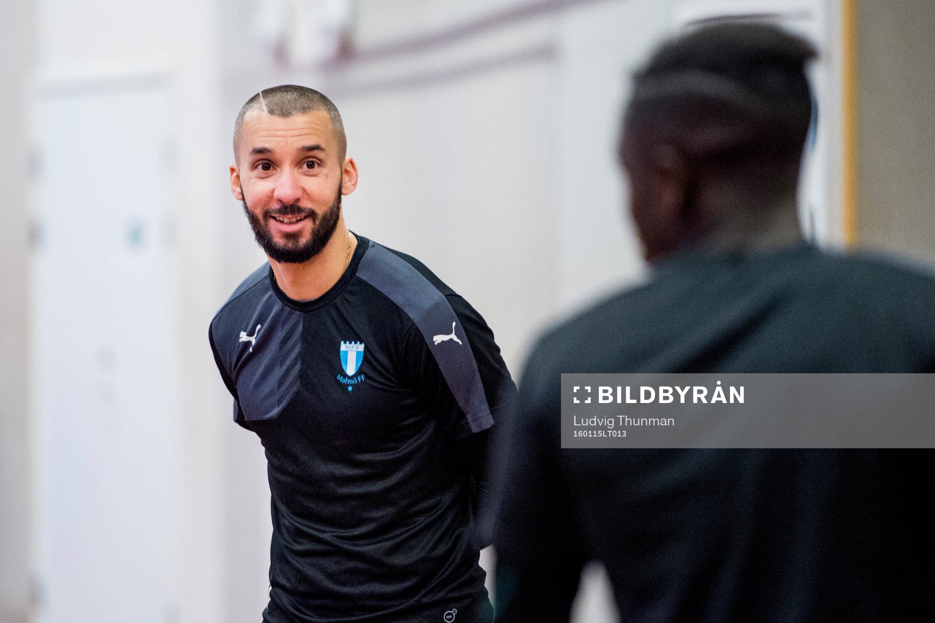 Guillermo Molins när Malmö FFs spelare fystestas