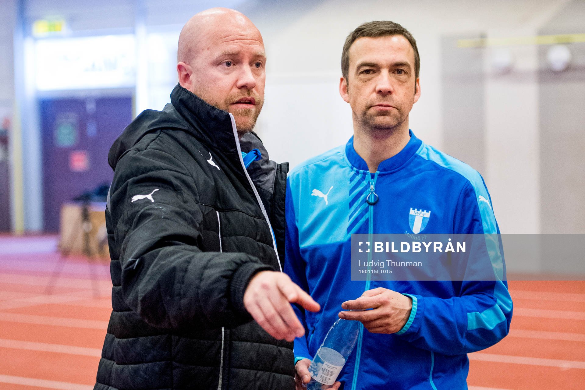 Assisterande tränare Olof Persson och tränare Allan Kuhn