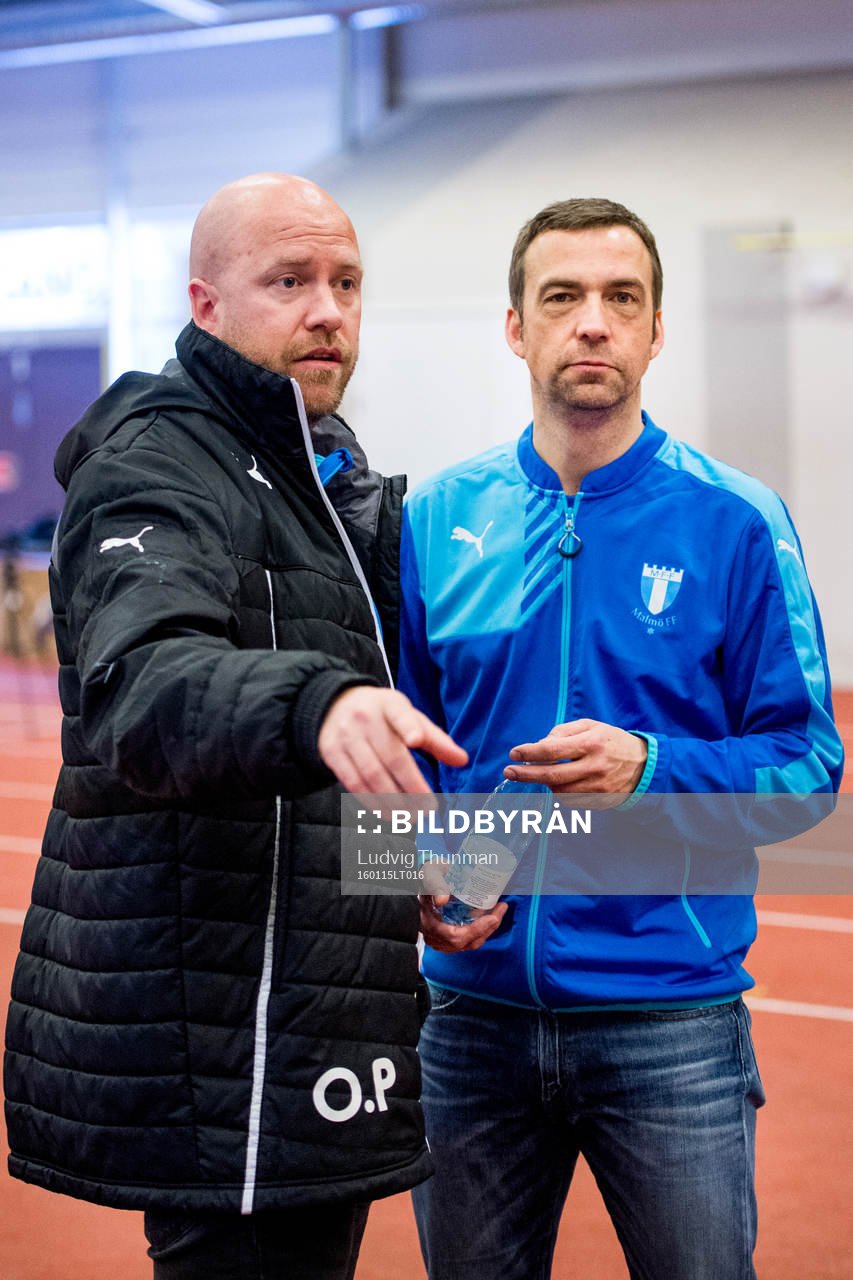 Assisterande tränare Olof Persson och tränare Allan Kuhn