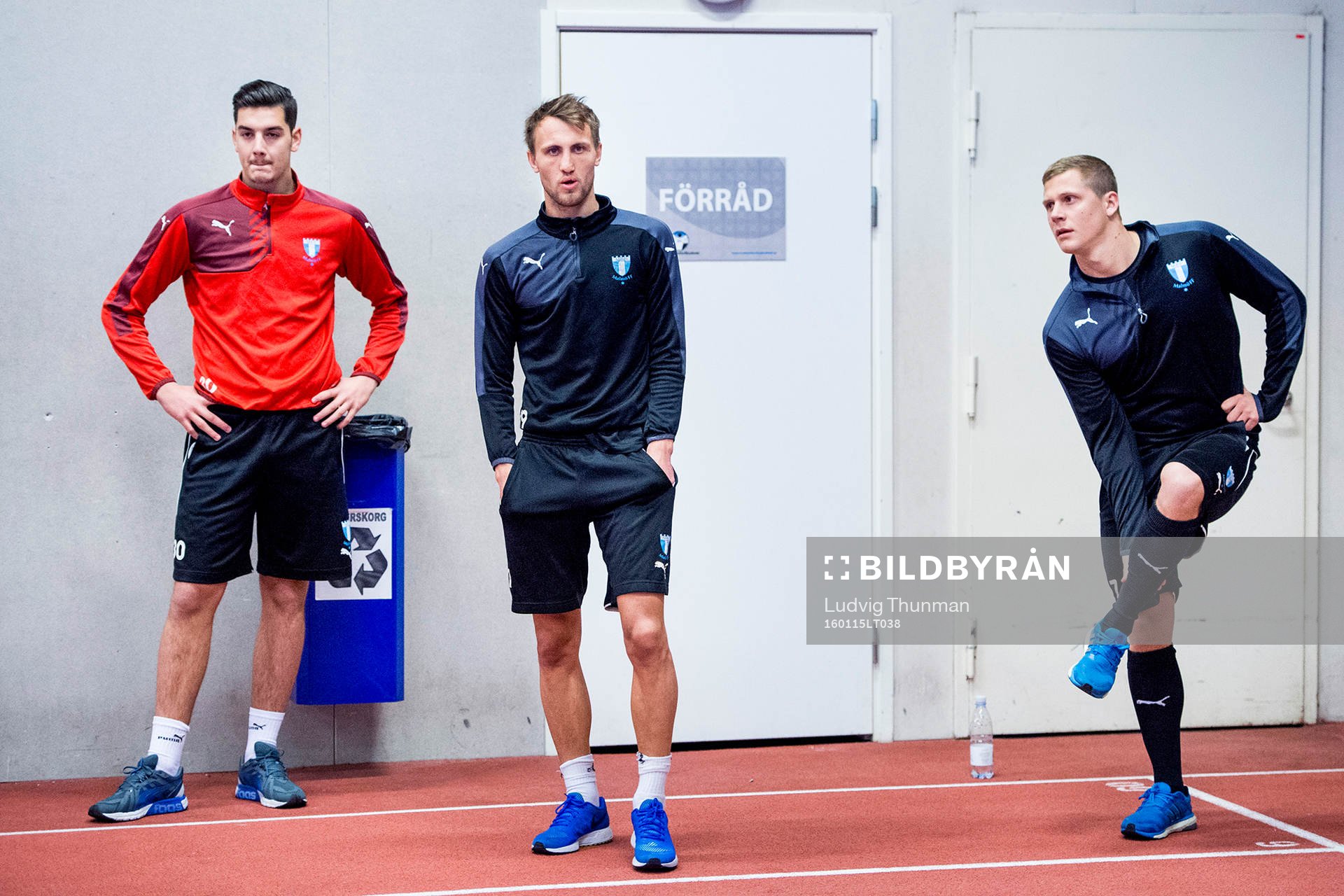 Målvakt Marko Johansson, Magnus Wolff Eikrem och Erik