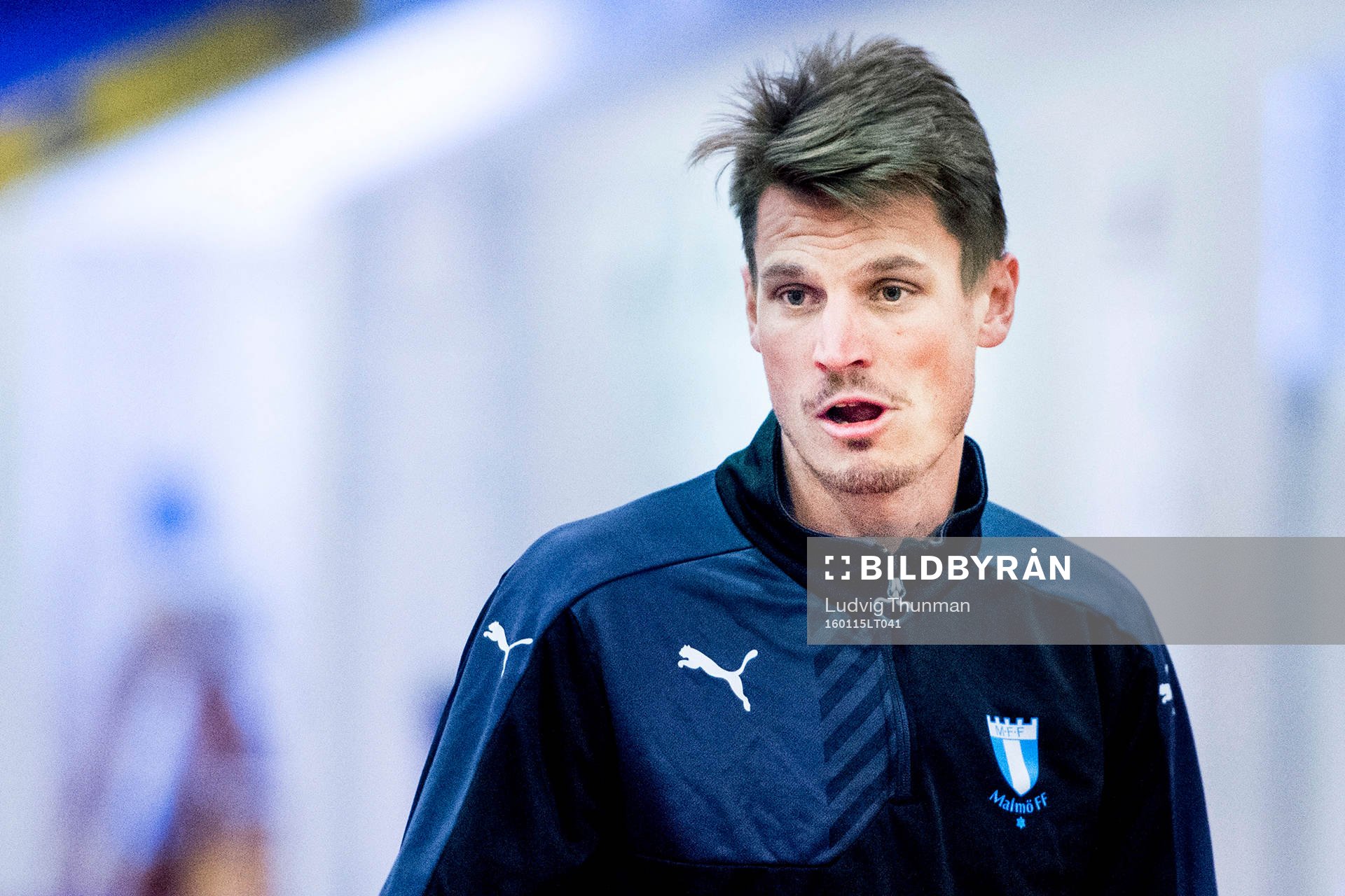 Markus Rosenberg när Malmö FFs spelare fystestas