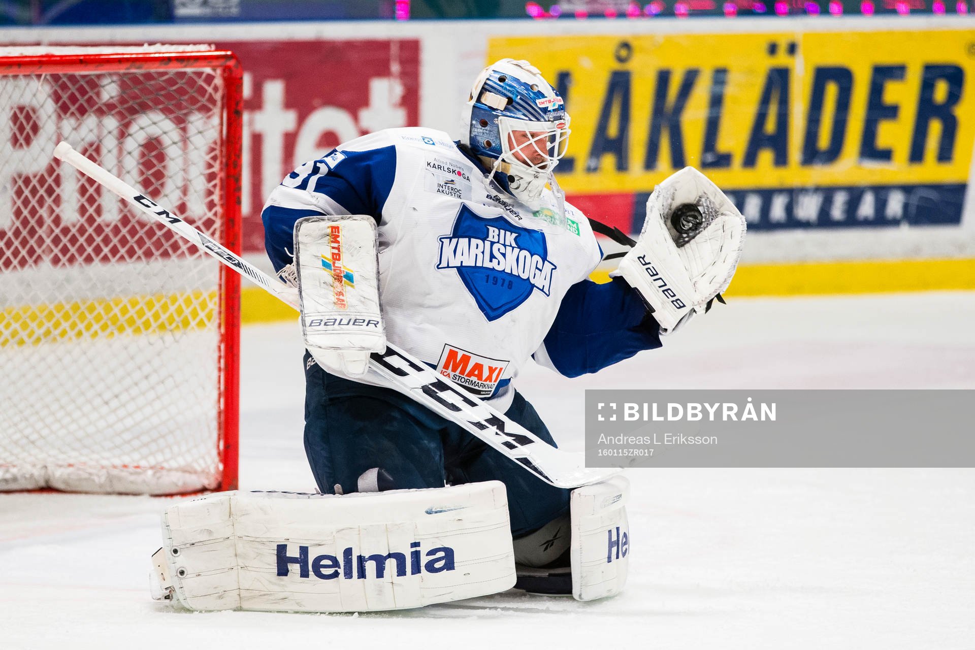 Karlskogas målvakt Joel Gistedt