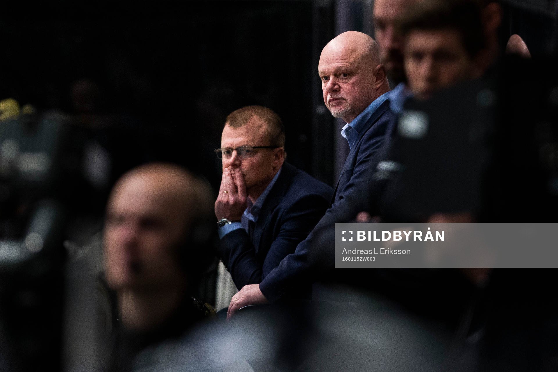 s sportchef Anders Gozzi och tränare Roger Melin
