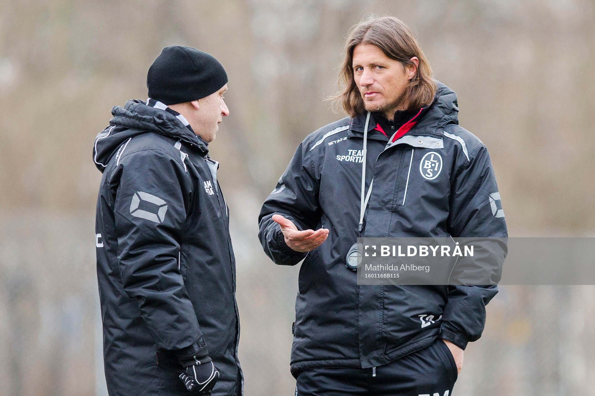 Landskronas assisterande tränare Billy Magnusson och