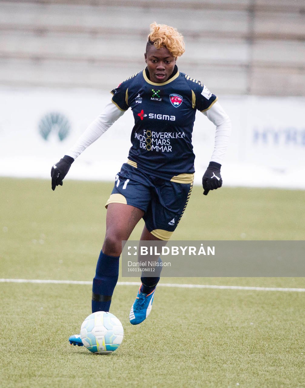 Rosengårds nyförvärv Gaëlle Enganamouit som gjorde två