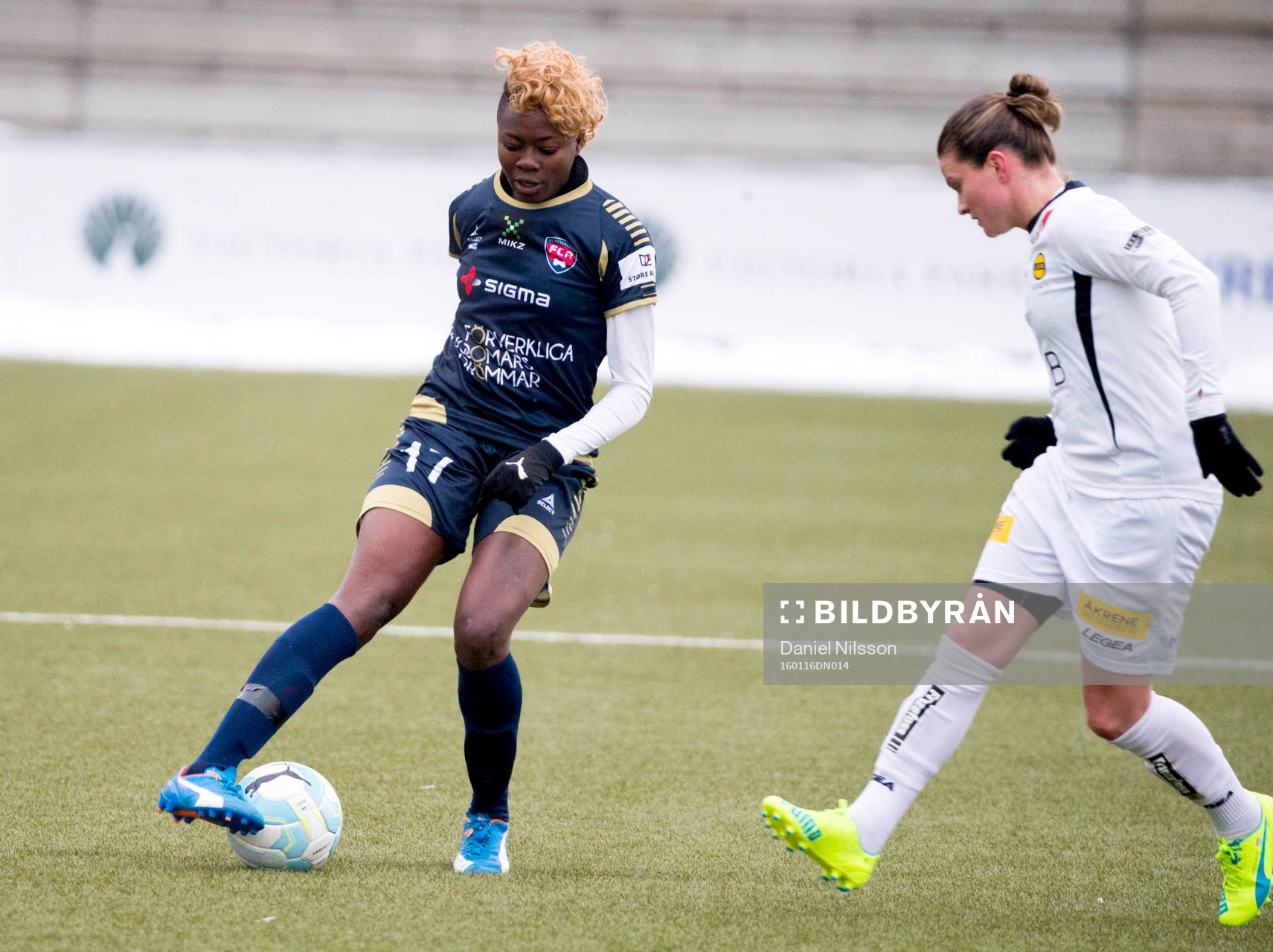 Rosengårds nyförvärv Gaëlle Enganamouit som gjorde två