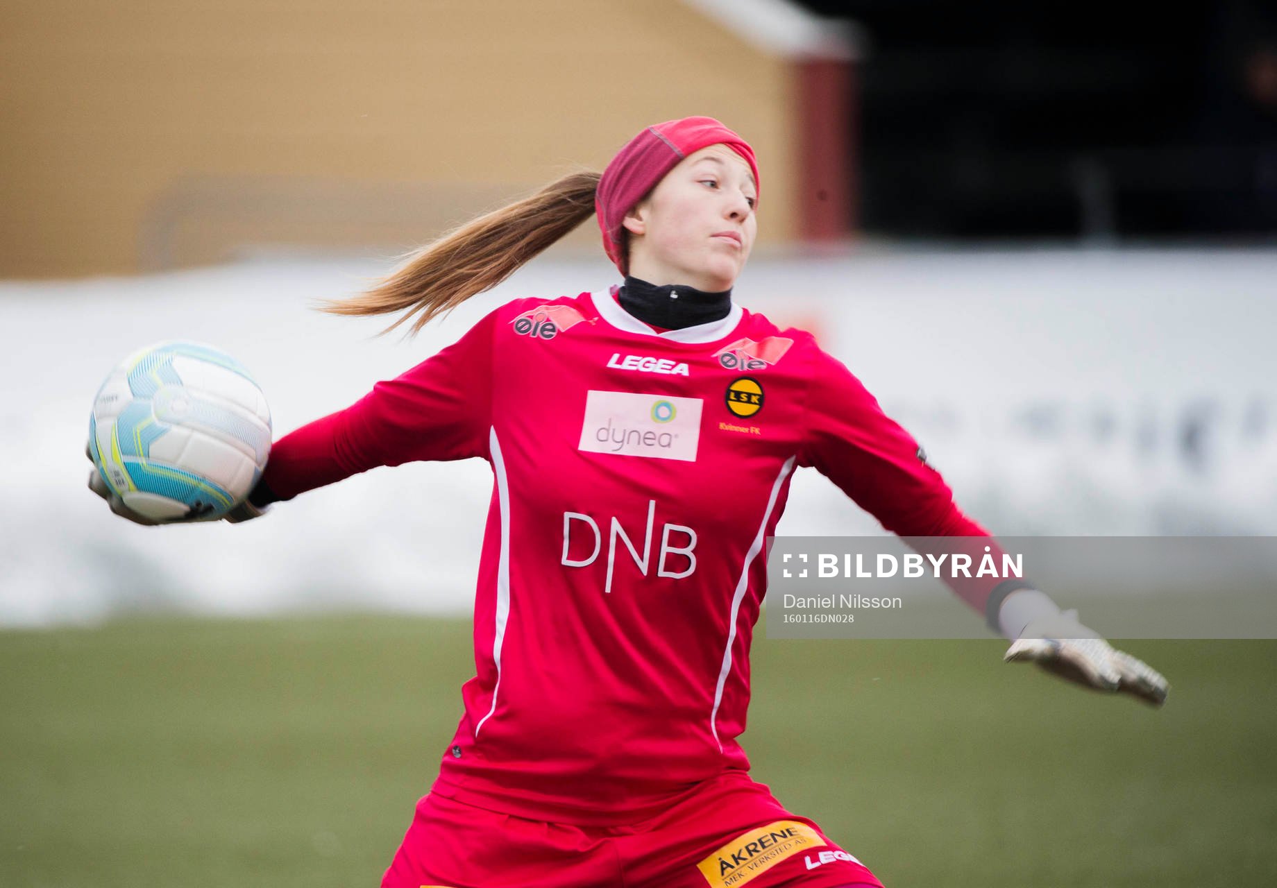 Lilleströms målvakt Cecilie Fisketstrand