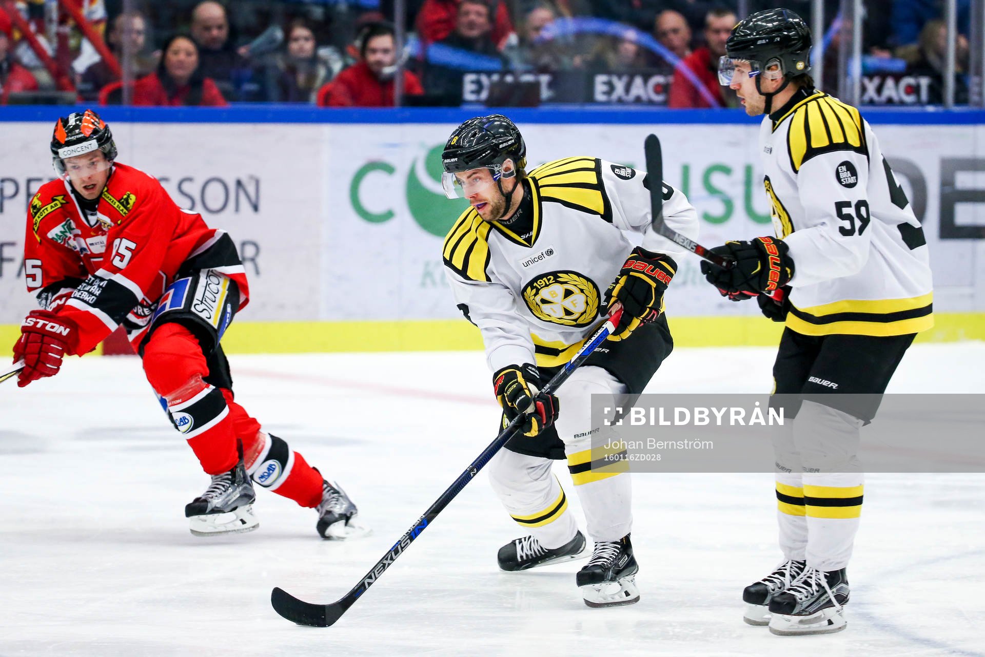 Brynäs Mathias Porseland och Sebastian Enterfeldt