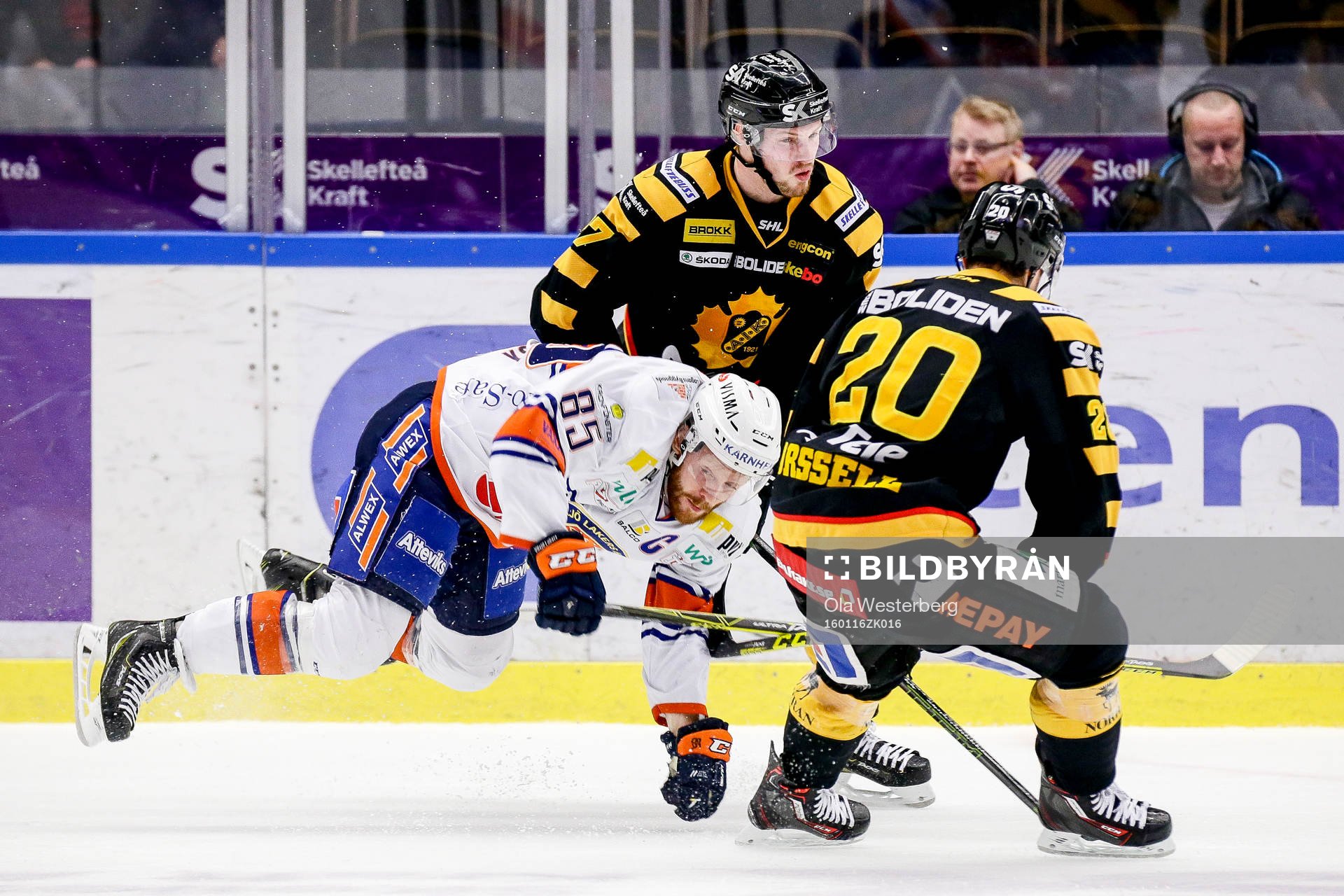 Skellefteås Martin Lundberg  och Erik Forssell