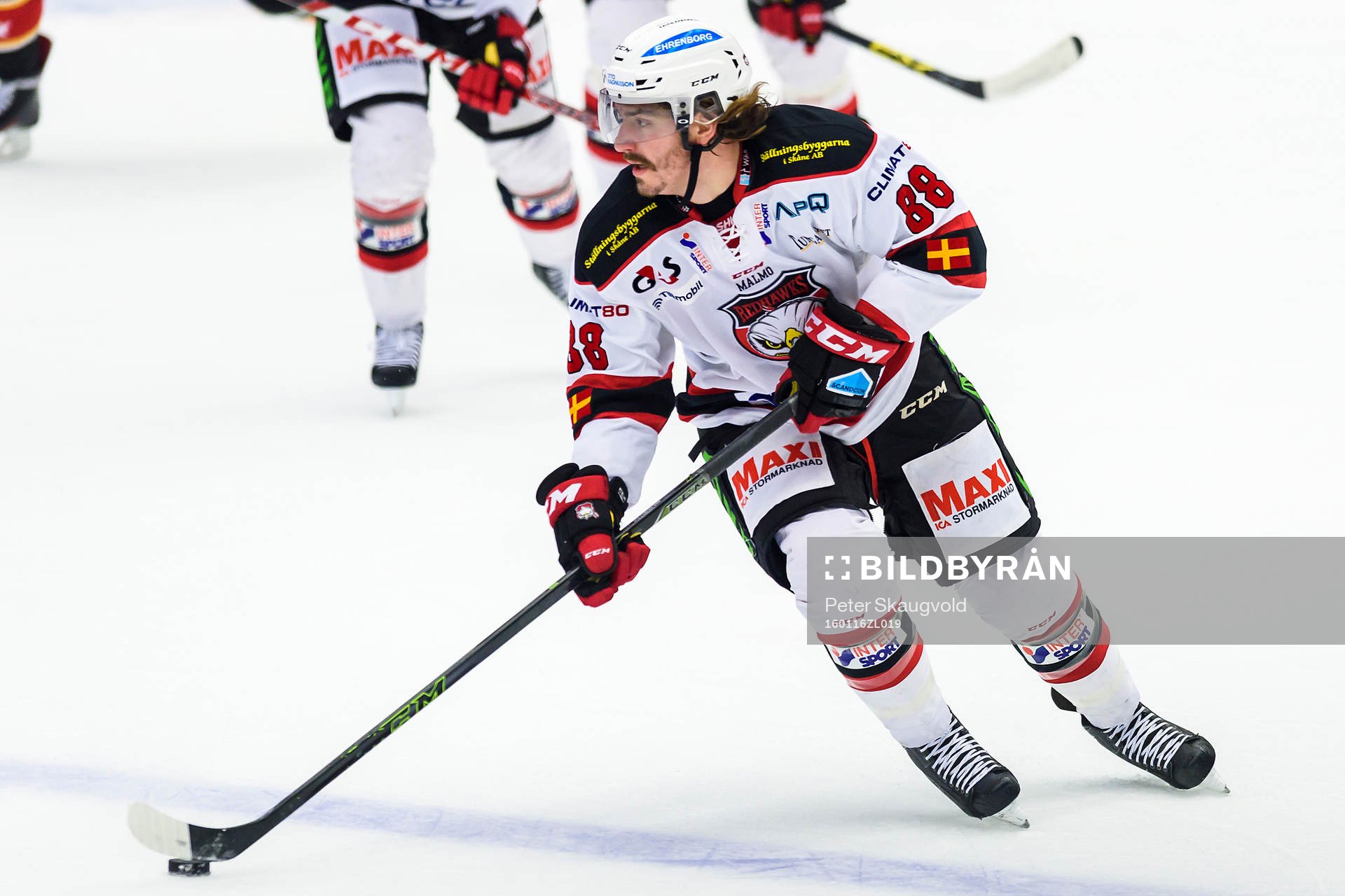 Malmö Redhawks Peter Mueller med pucken