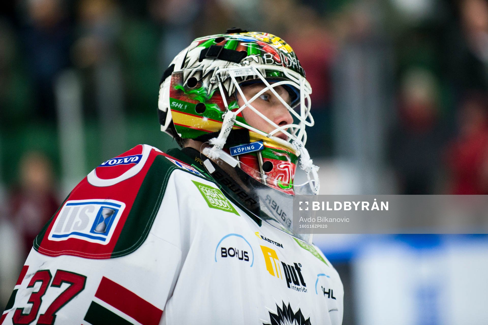 Frölundas målvakt Johan Gustafsson