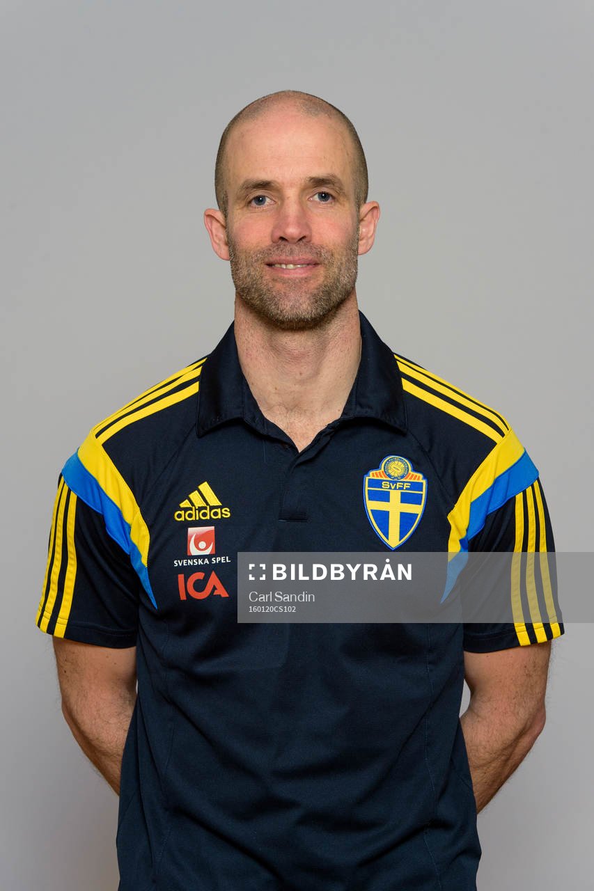 Sveriges tränare Matti Demegård