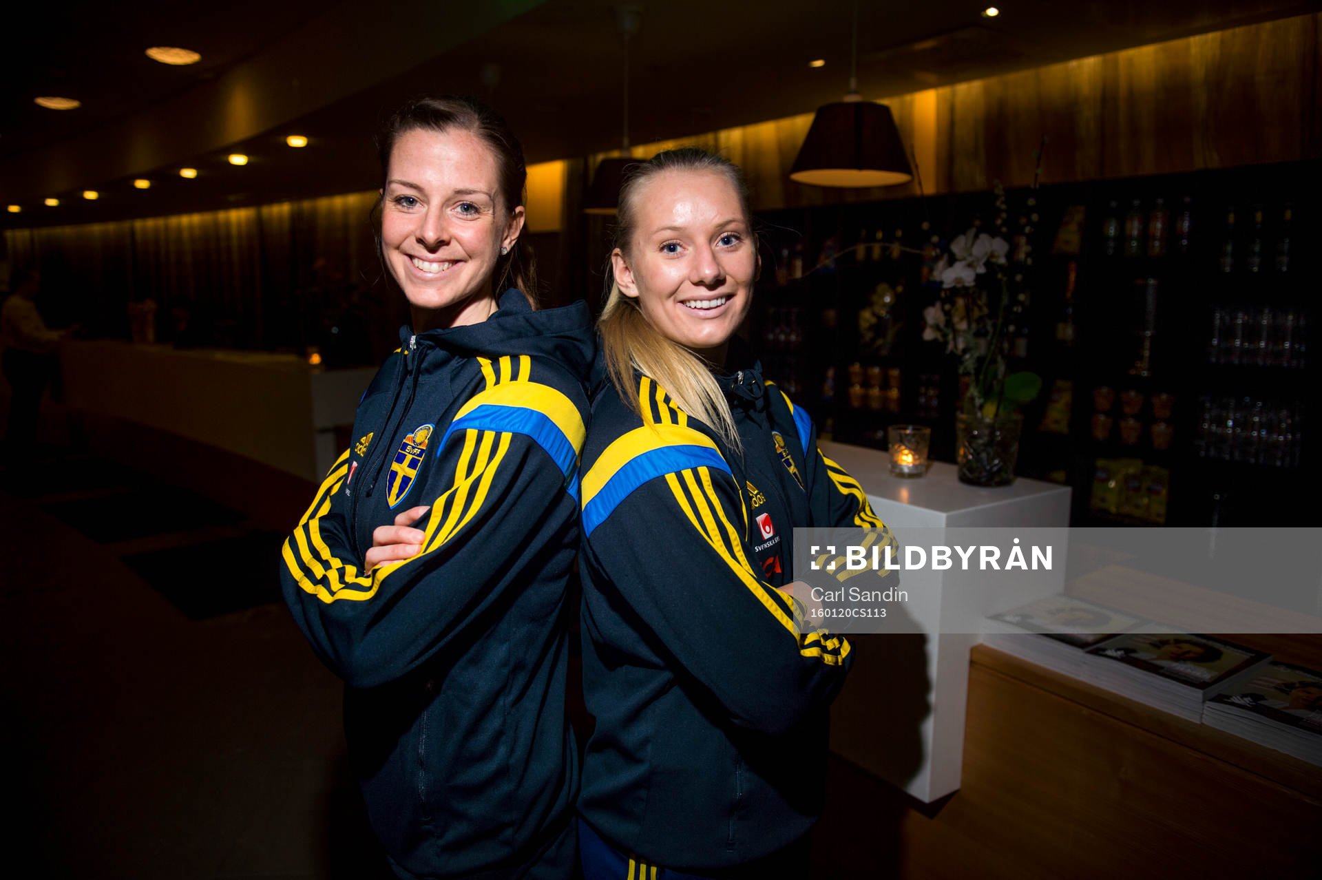 Lotta Schelin och Stina Blackstenius