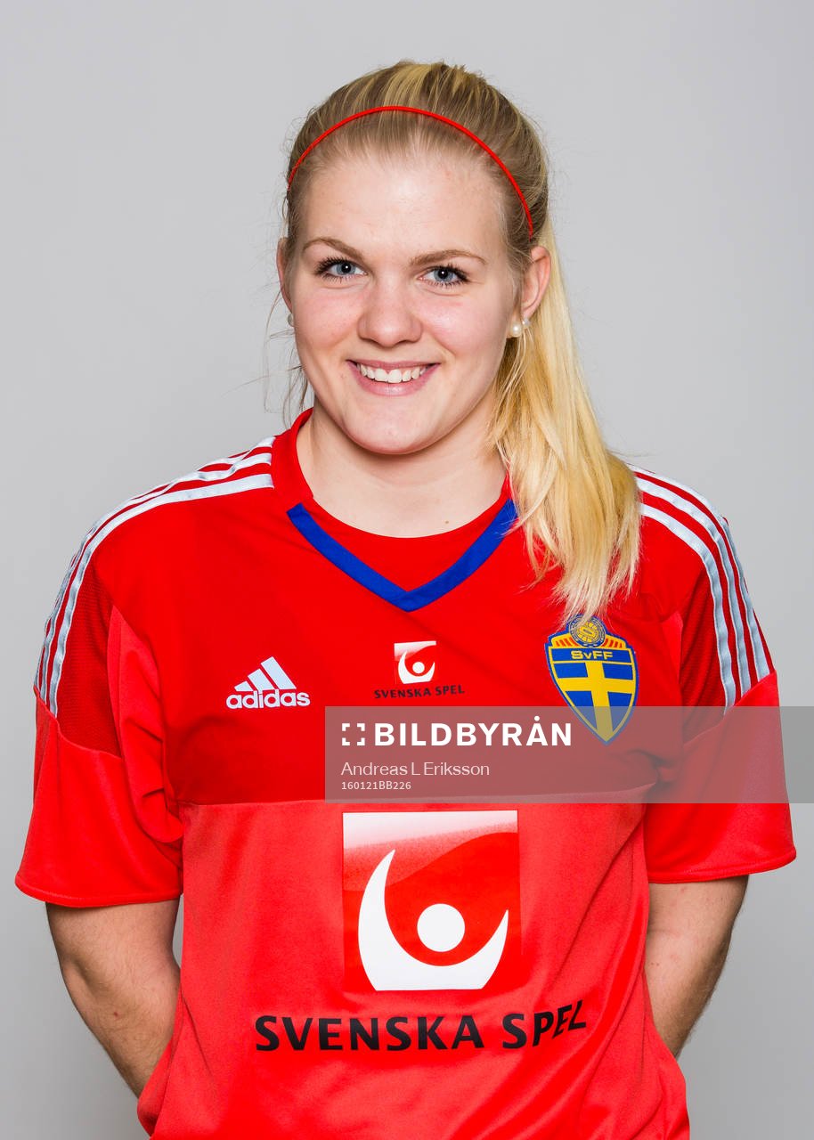 Emma Holmgren i F19/U20-landslaget