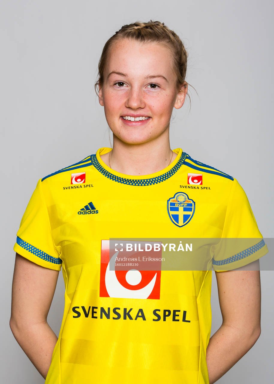 Elin Åkerman i F19/U20-landslaget