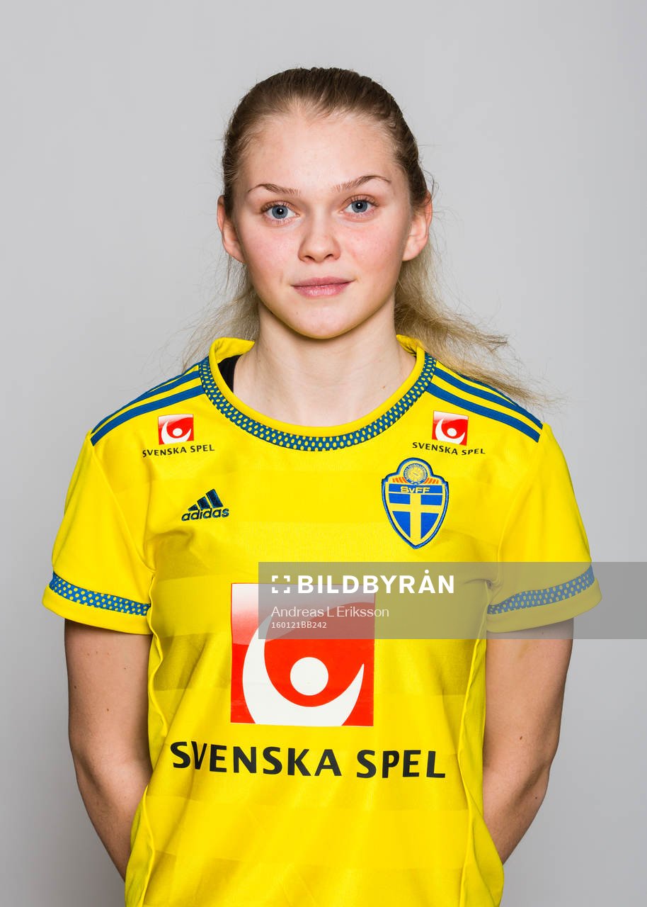 Amanda Persson i F19/U20-landslaget