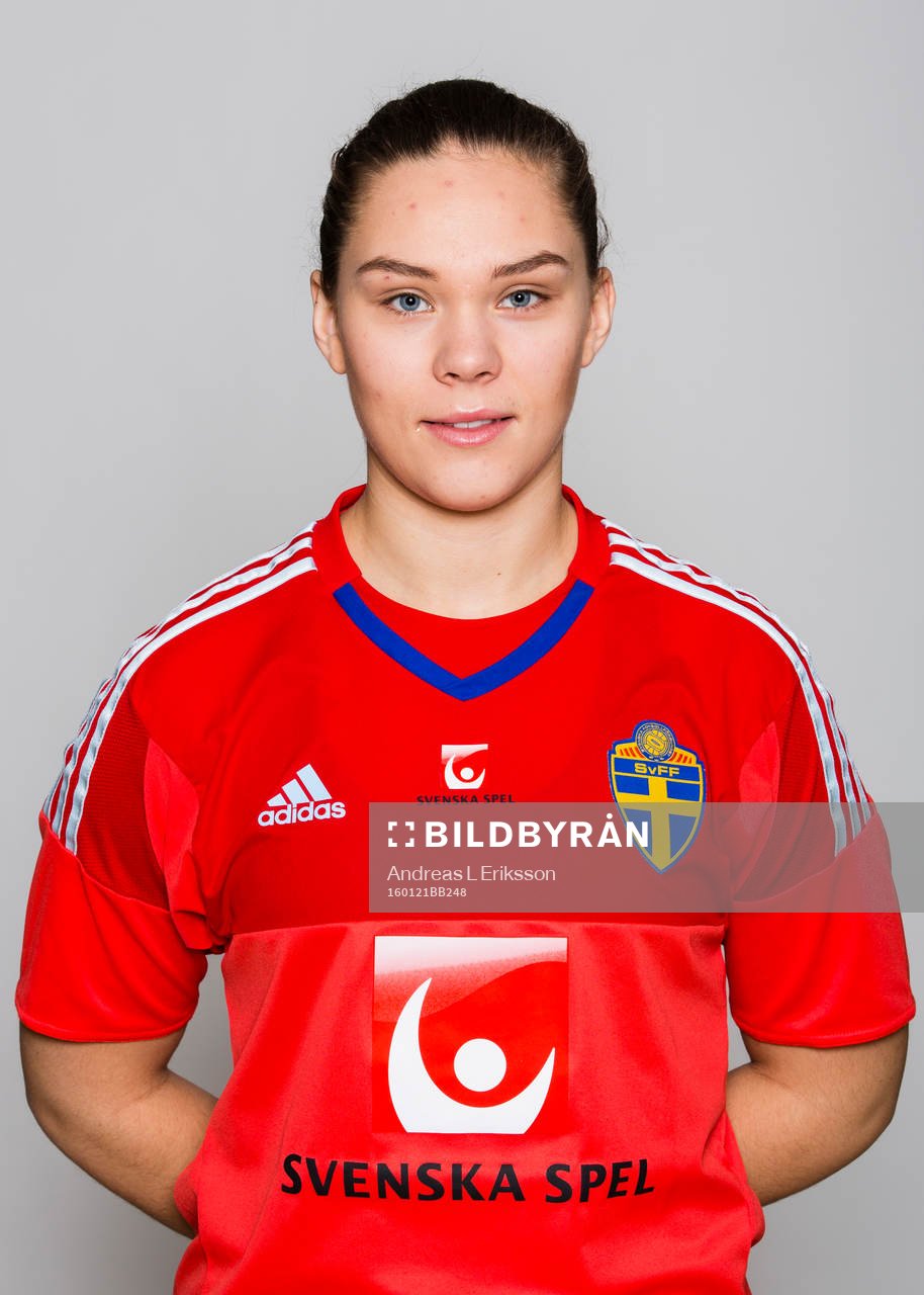 Matilda Haglund i F19/U20-landslaget