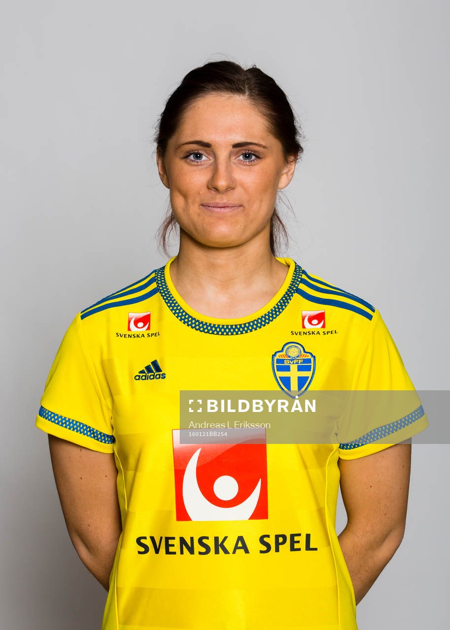 Linda Hallin i F19/U20-landslaget