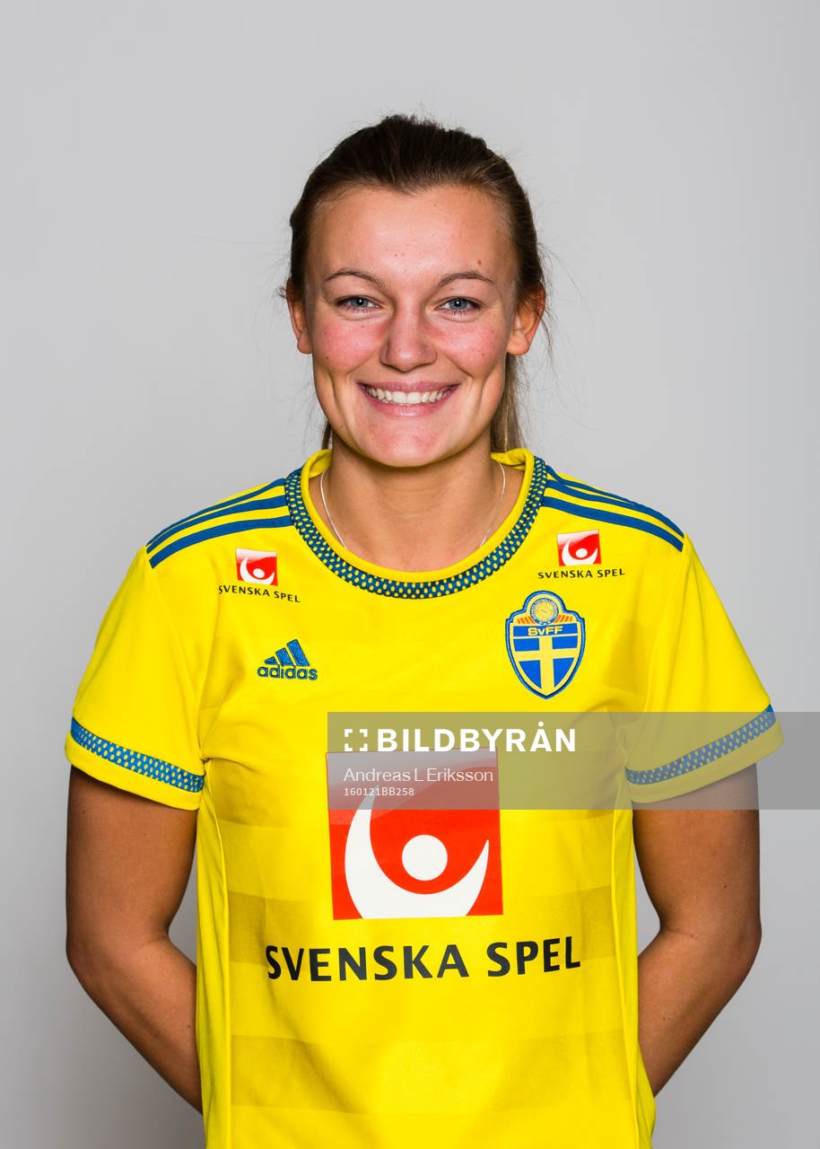 Olivia Welin i F19/U20-landslaget