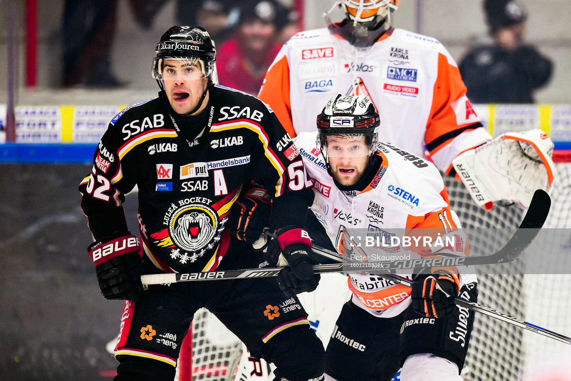 Luleås Karl Fabricius och Karlskronas Robin Persson