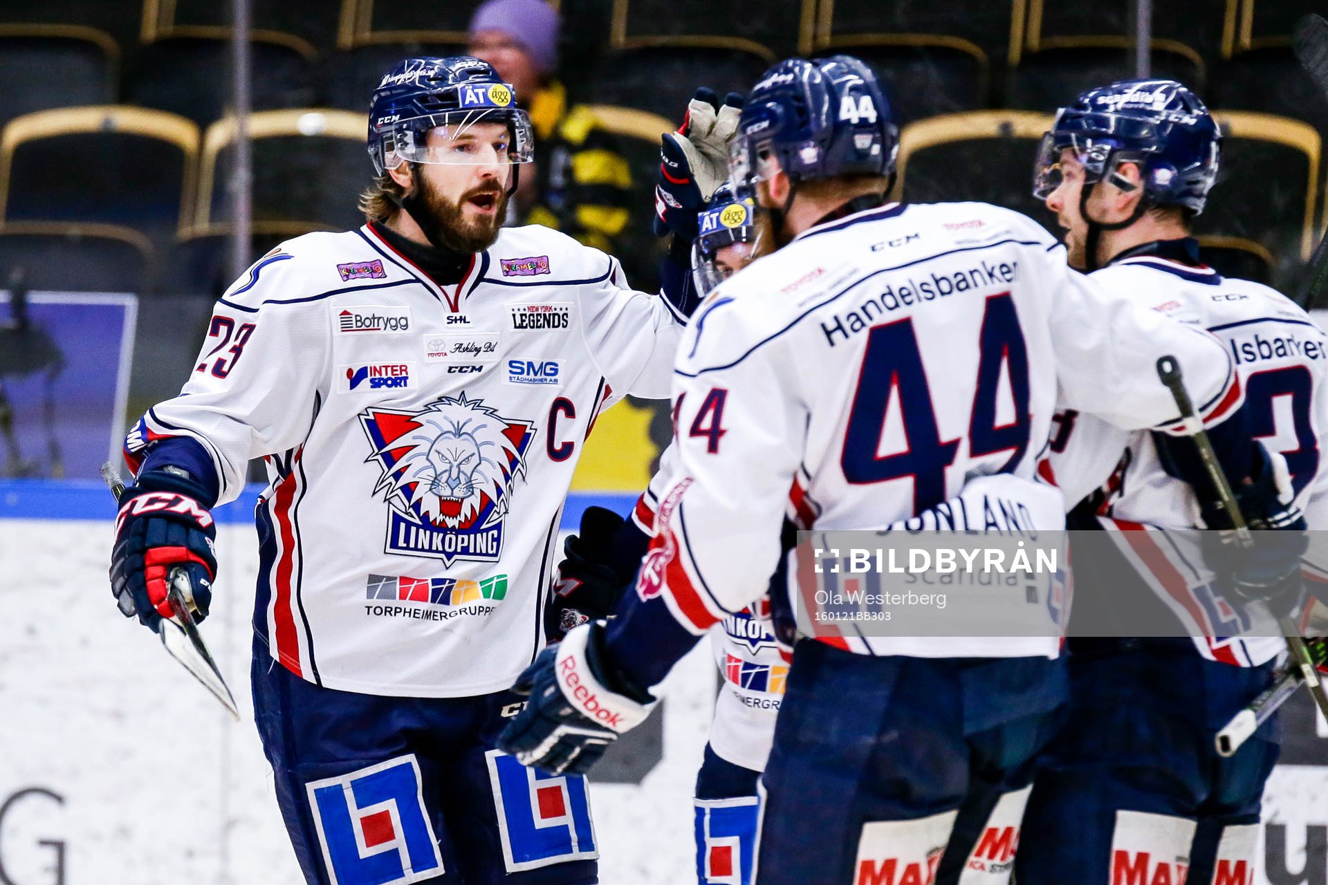 Linköpings Niklas Persson jublar