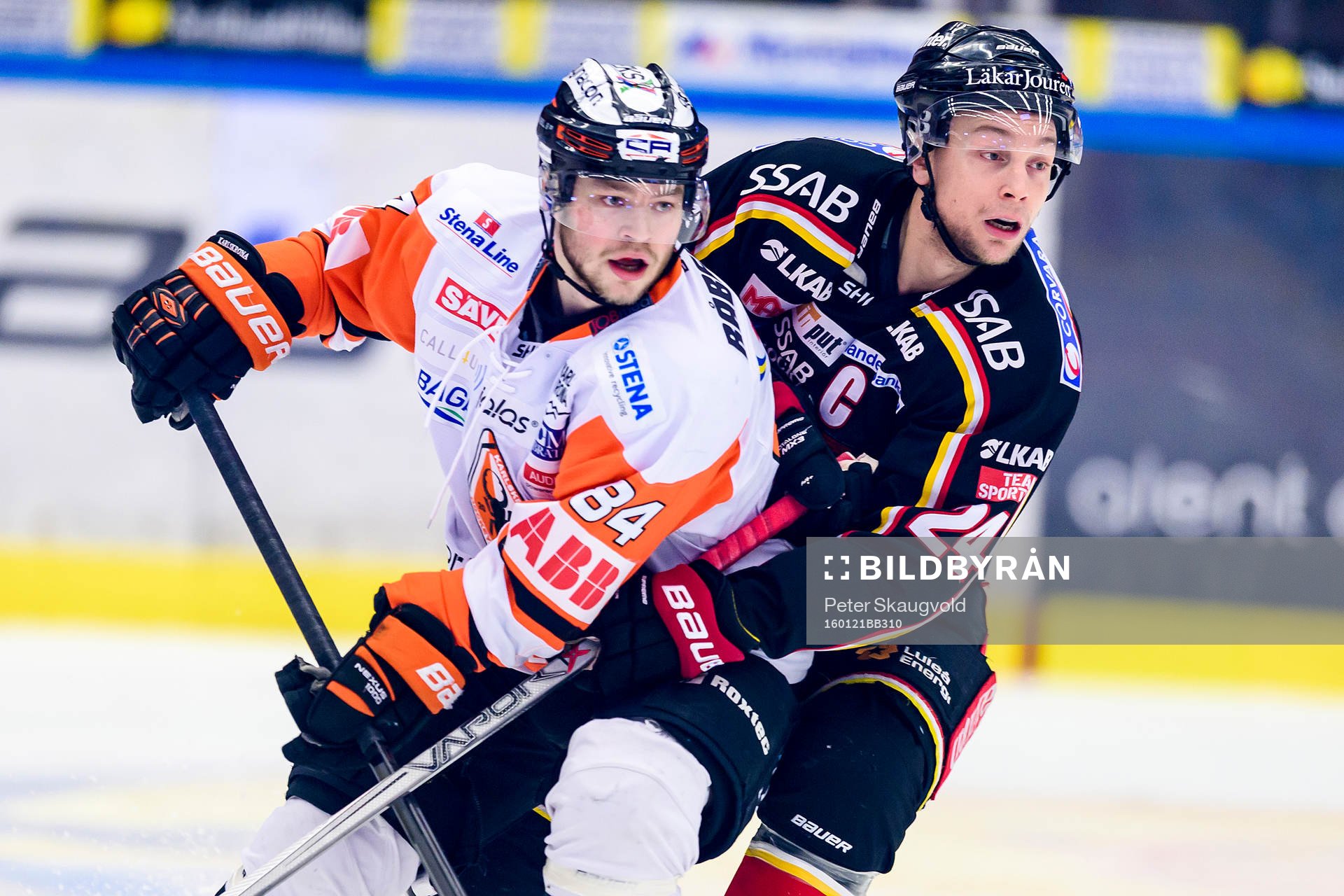 Karlskronas Jimmy Andersson och Luleås Johan Harju