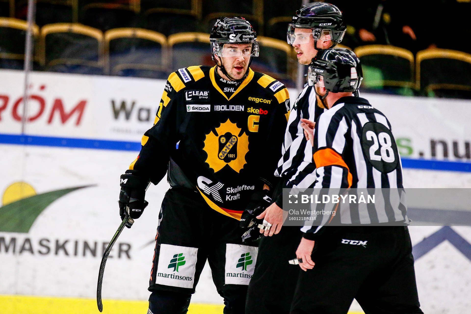Skellefteås Jimmie Ericsson var arg på domaren Mikael Holm