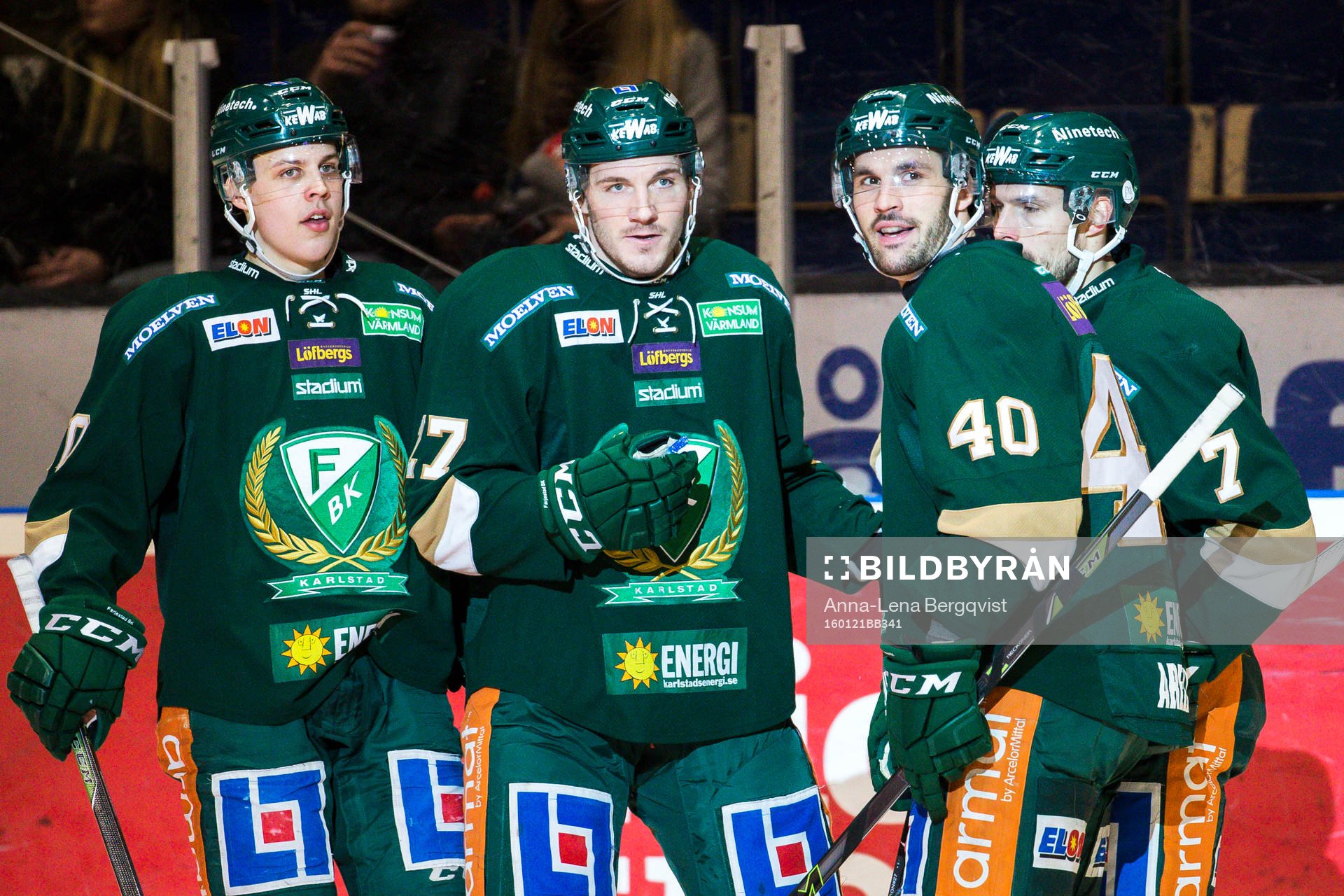Färjestads Joel Eriksson Ek , John Persson , Niclas Arell